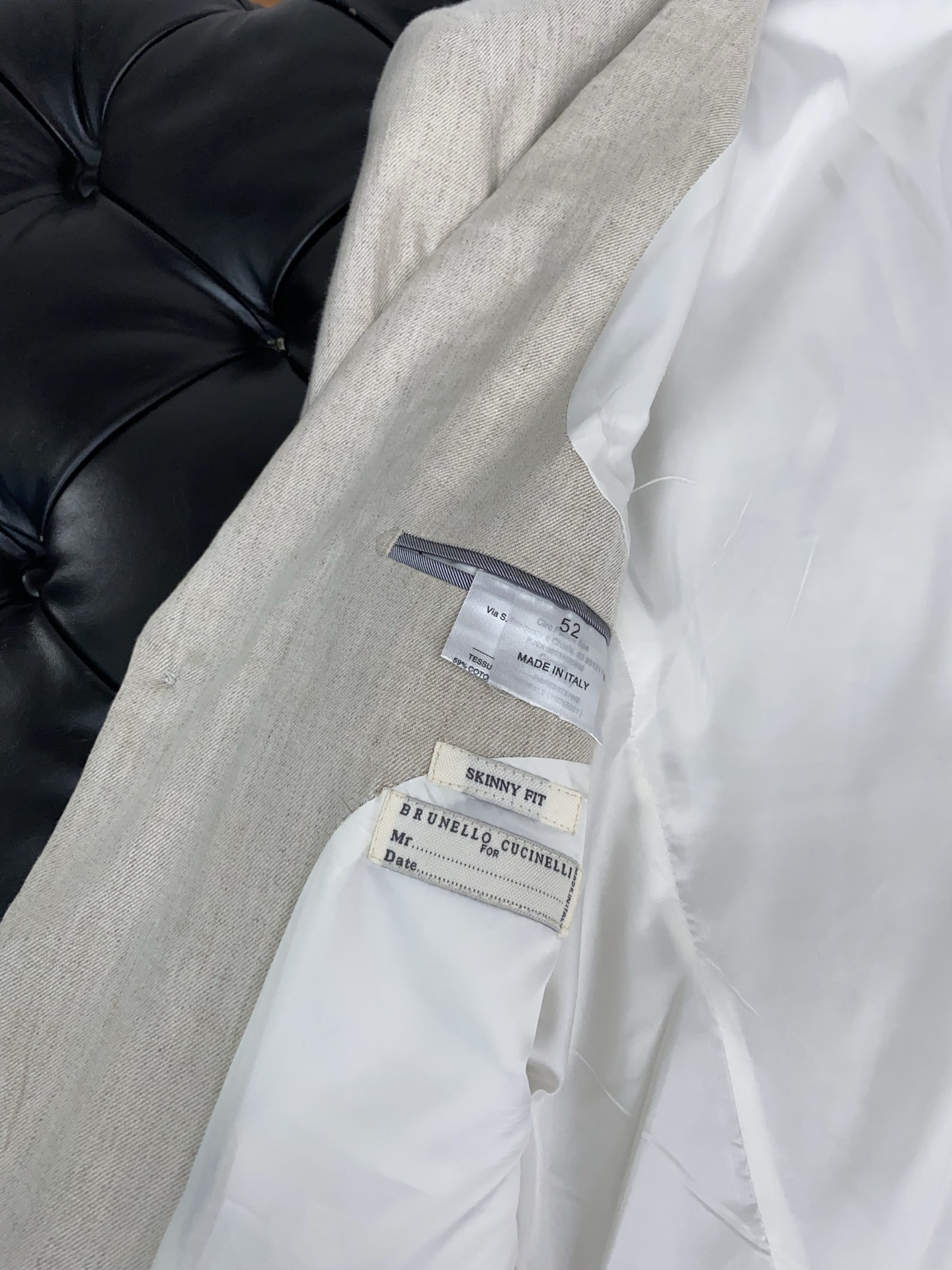 BC 2025 Men’s Linen Suit: High-End Business Charm with Classic Tailoring - 图片 6