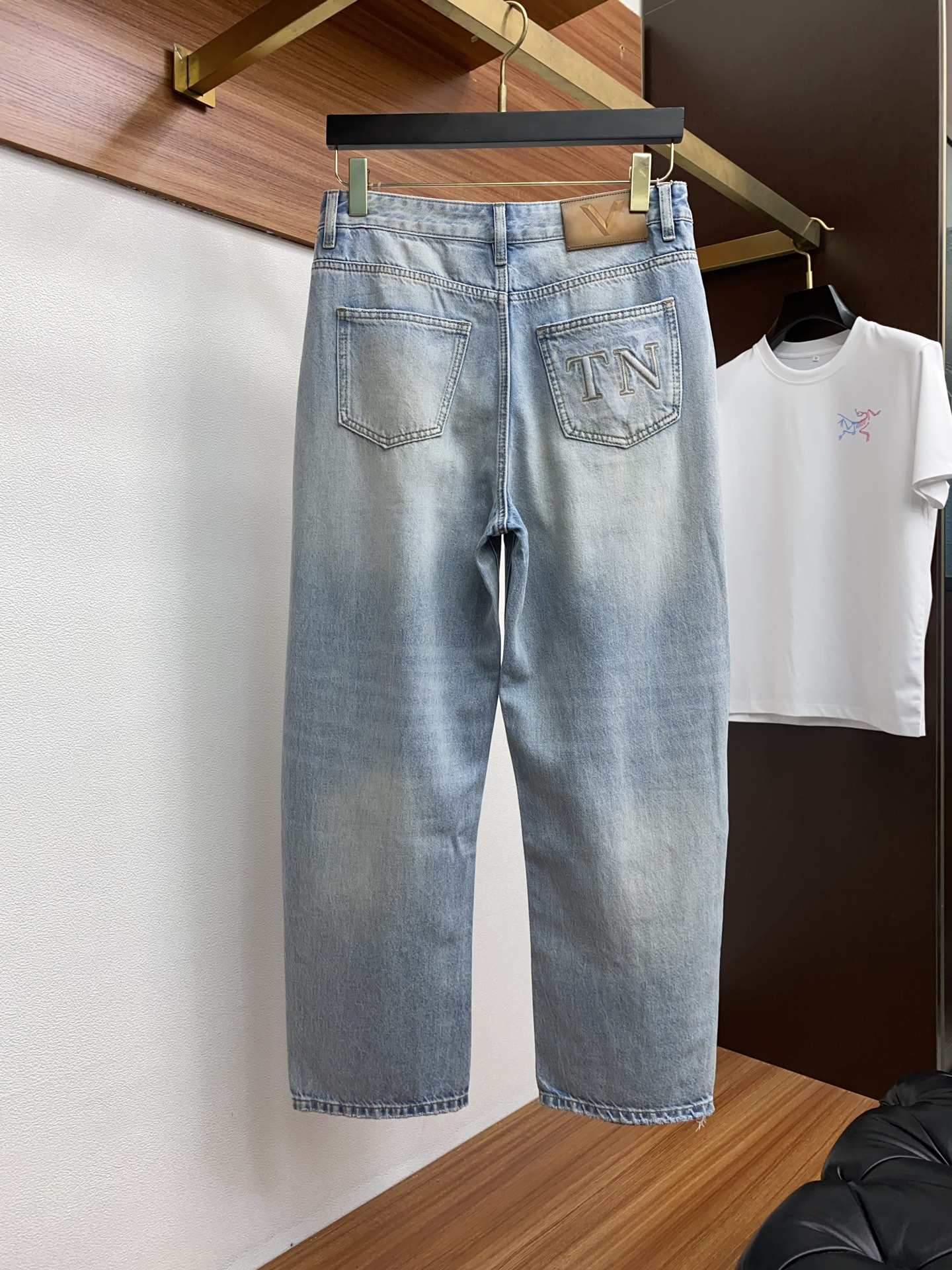 P678 VT 2025SS Men’s Jeans: Original Pure Blood Style, Unmatched Sales, SLP Tone, Crafty Details - 图片 8