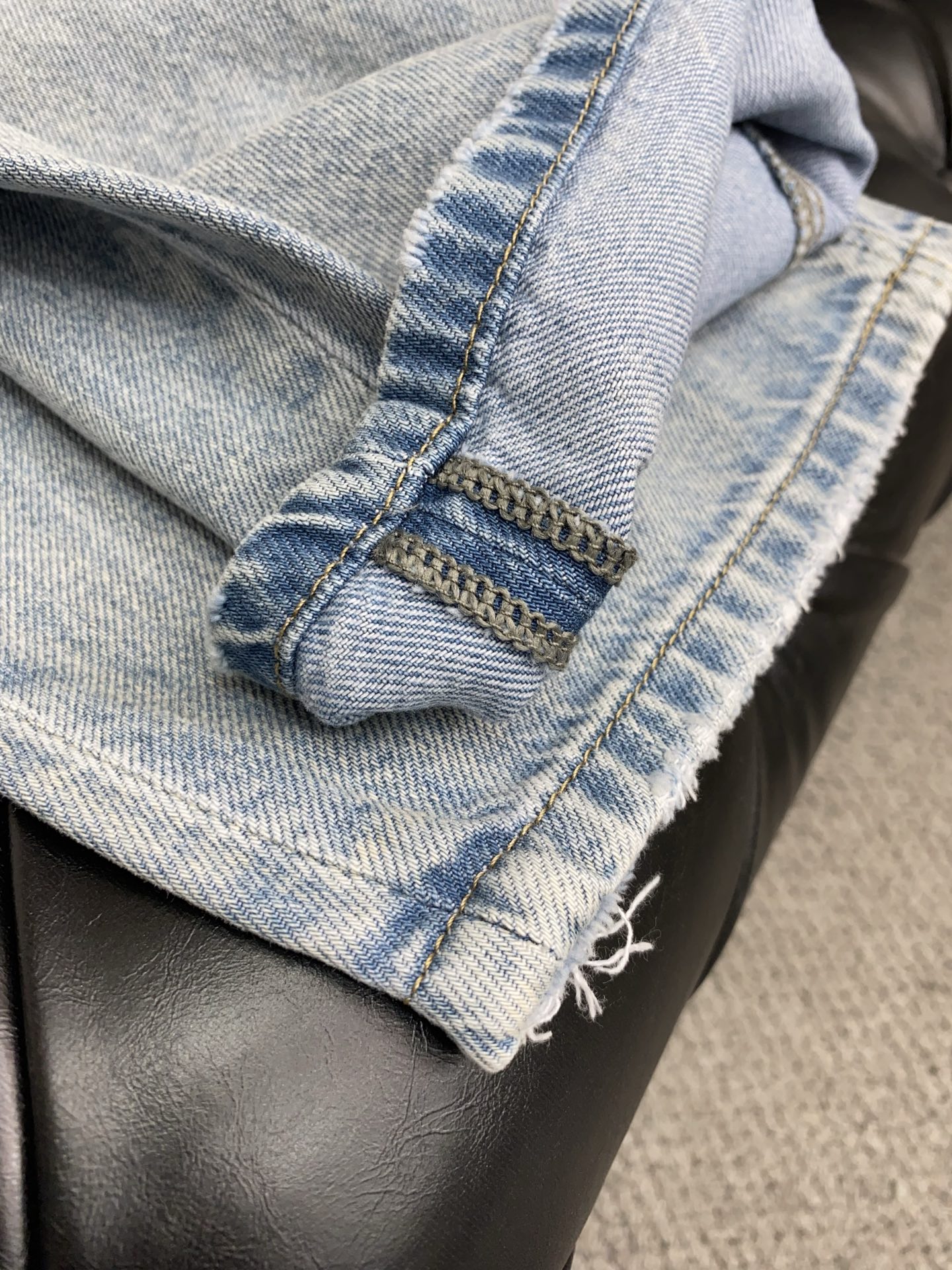 P678 VT 2025SS Men’s Jeans: Original Pure Blood Style, Unmatched Sales, SLP Tone, Crafty Details - 图片 7