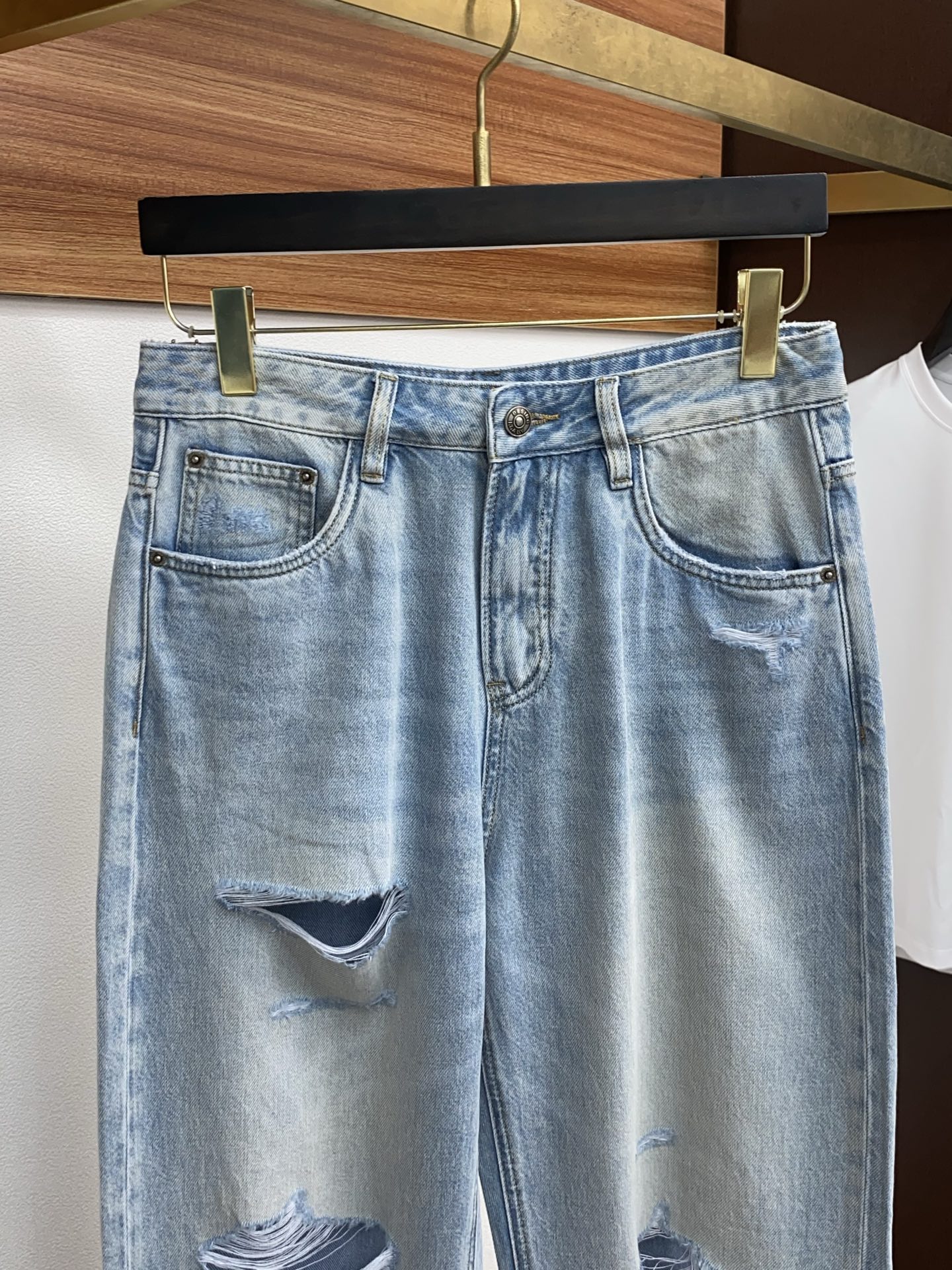 P678 VT 2025SS Men’s Jeans: Original Pure Blood Style, Unmatched Sales, SLP Tone, Crafty Details - 图片 3