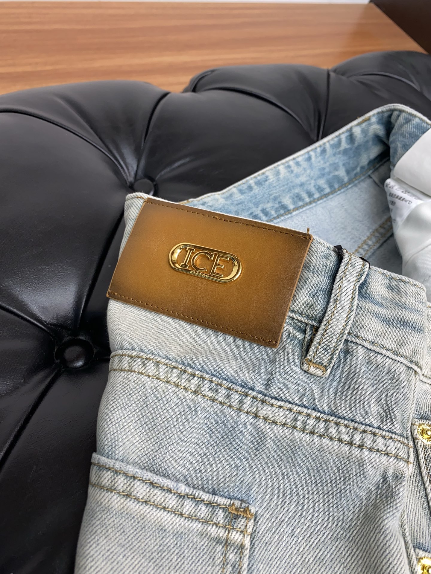 P678 ICE 2025SS Men’s Jeans: Original, Stylish, Four-Season Combination, Japanese Fabric, Perfect Fit - 图片 5