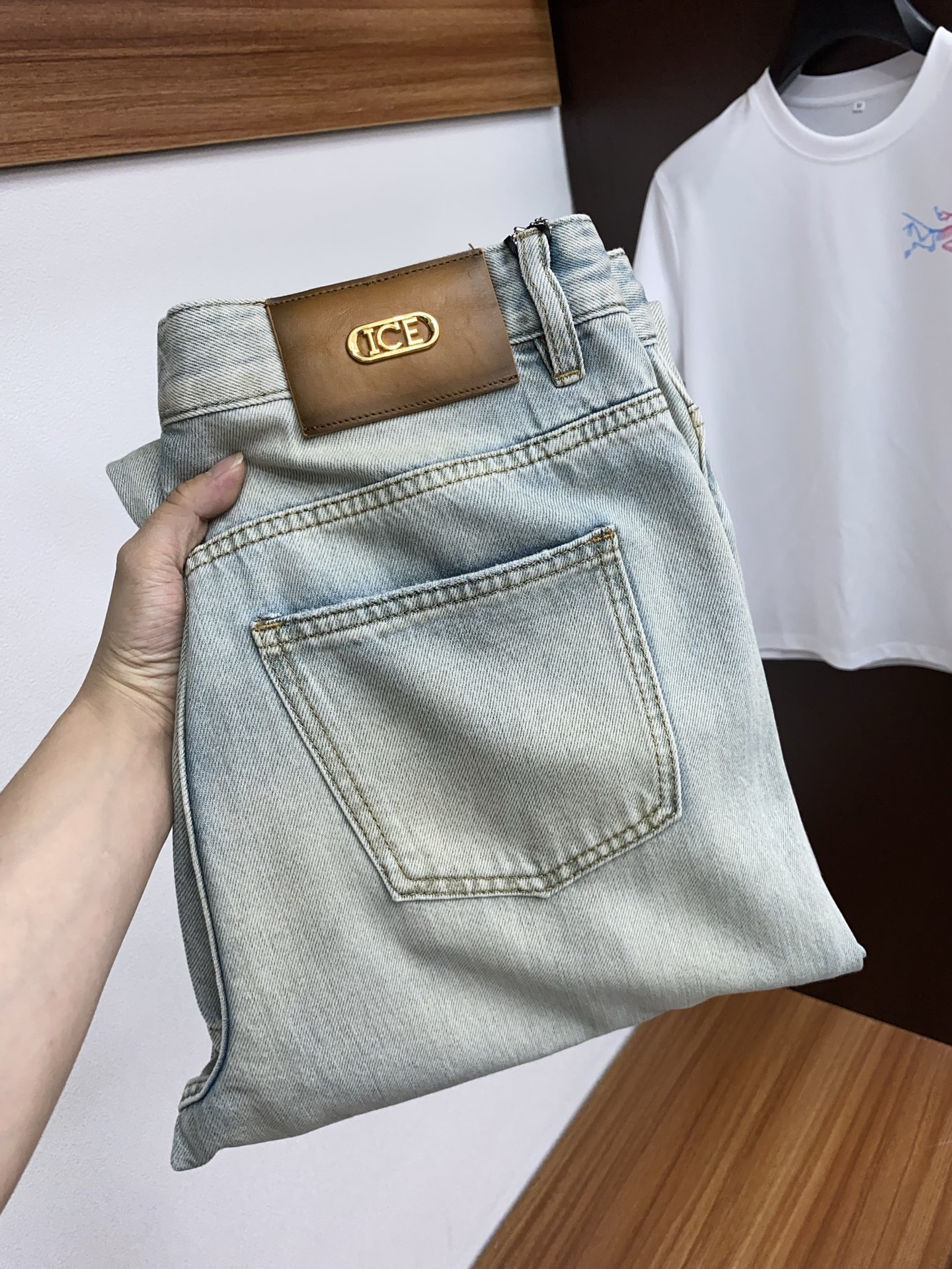 P678 ICE 2025SS Men’s Jeans: Original, Stylish, Four-Season Combination, Japanese Fabric, Perfect Fit