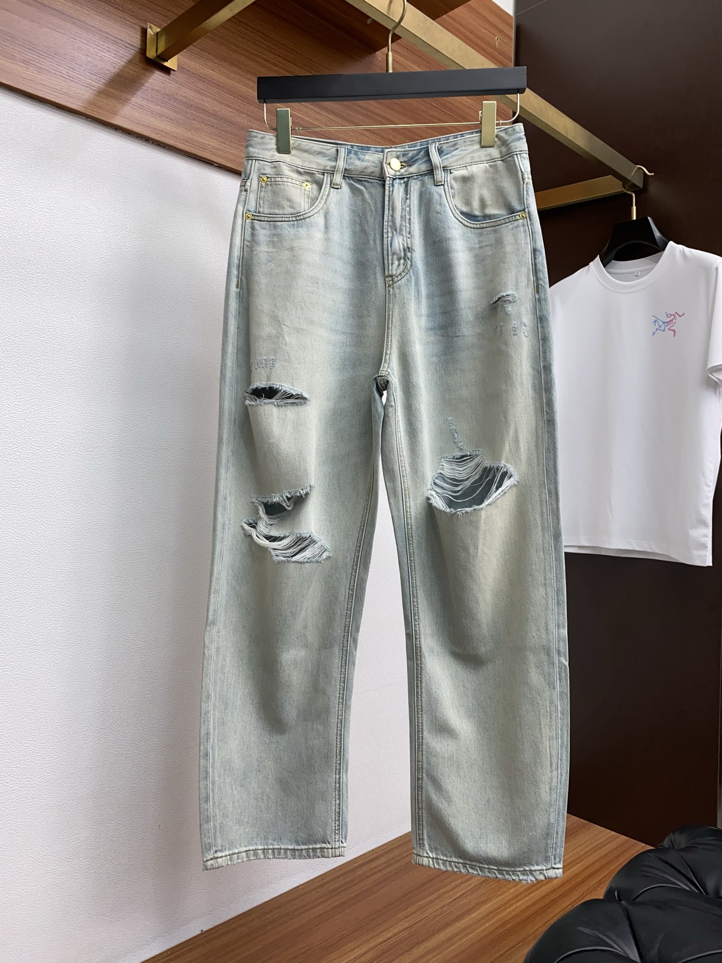 P678 ICE 2025SS Men’s Jeans: Original, Stylish, Four-Season Combination, Japanese Fabric, Perfect Fit - 图片 2