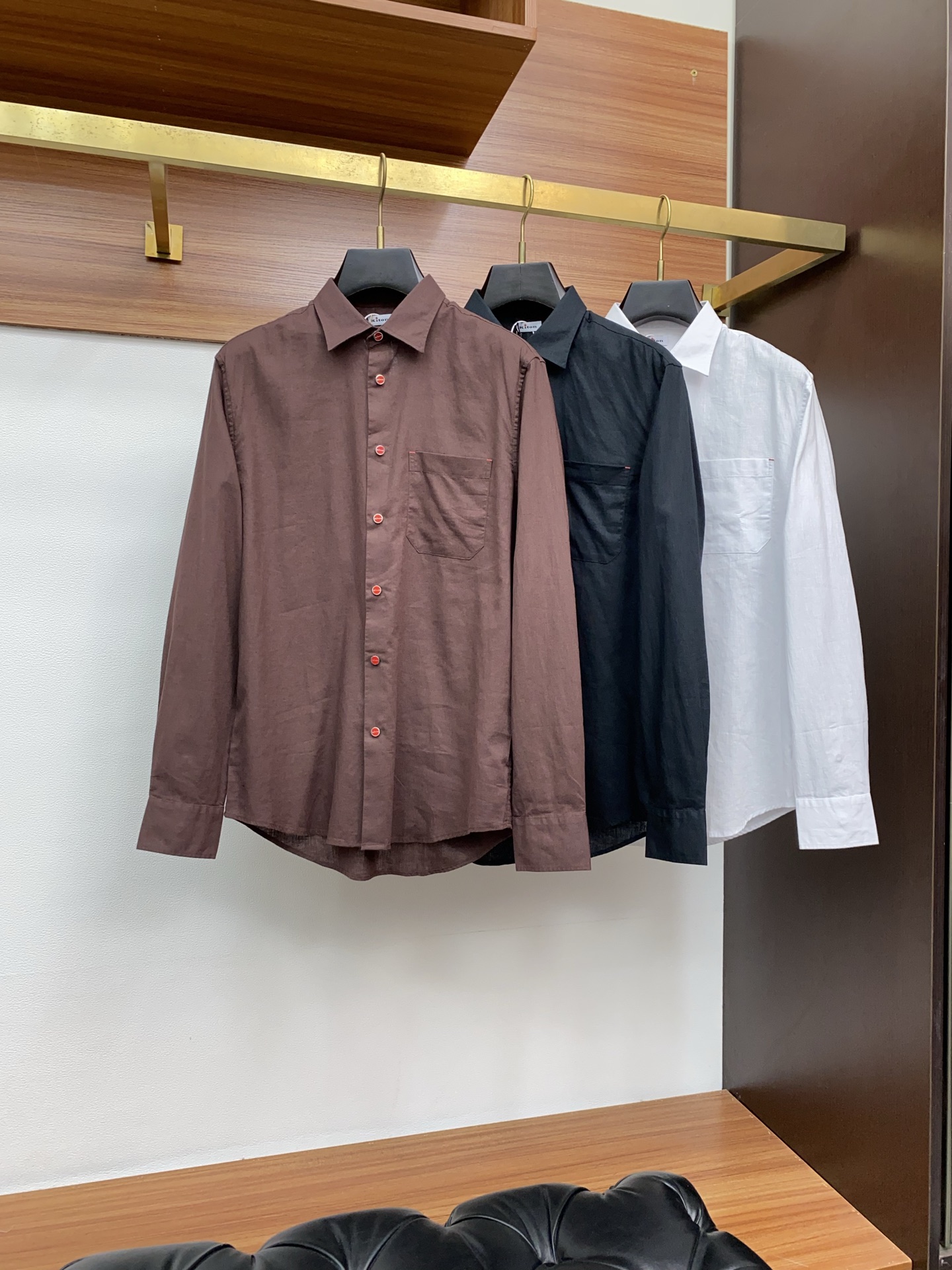 “Kiton 25/SS Submersible Shirts: Unique High-Sweet Style for Gentlemen S-2XL” - 图片 7