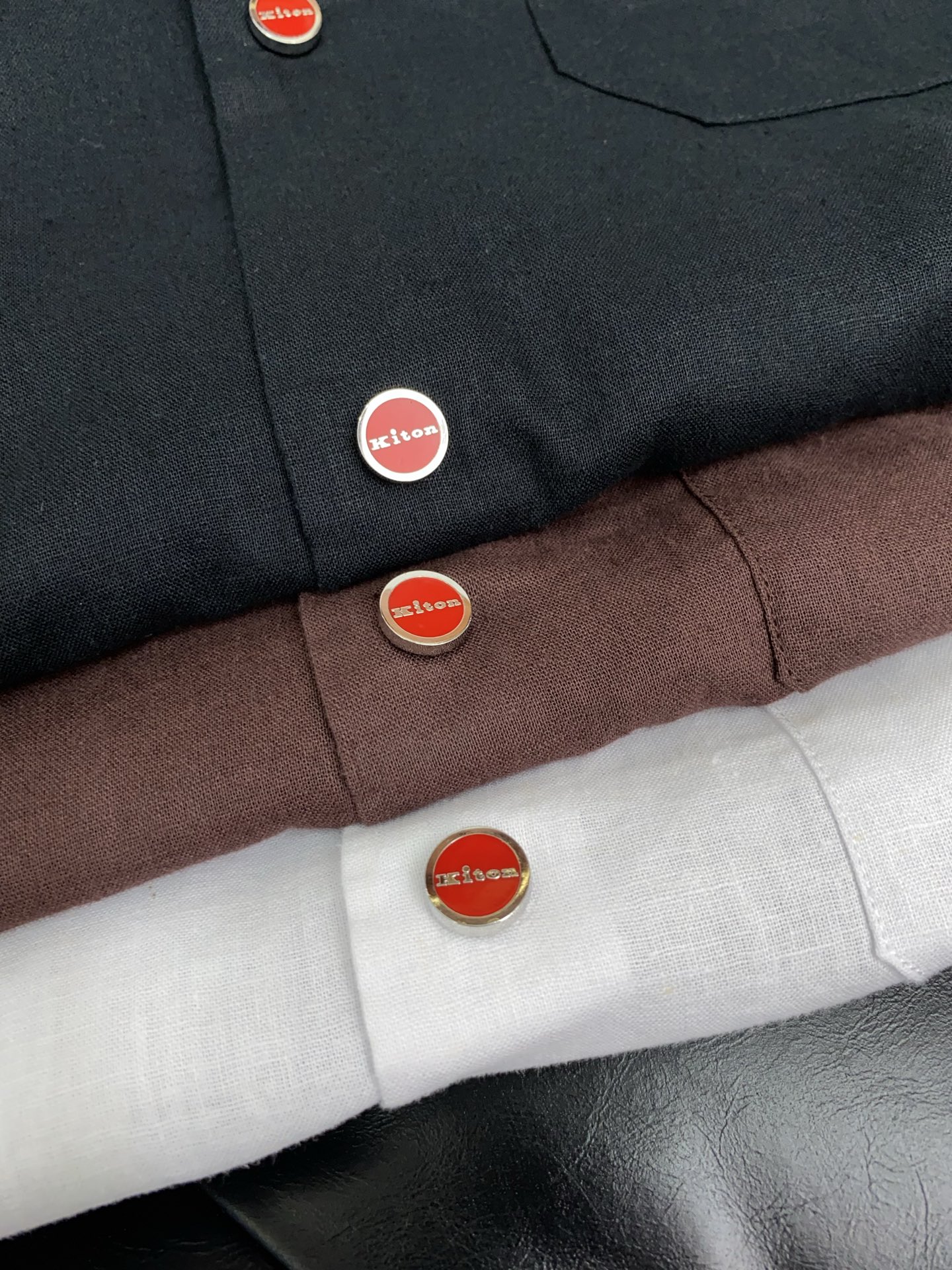 “Kiton 25/SS Submersible Shirts: Unique High-Sweet Style for Gentlemen S-2XL” - 图片 6