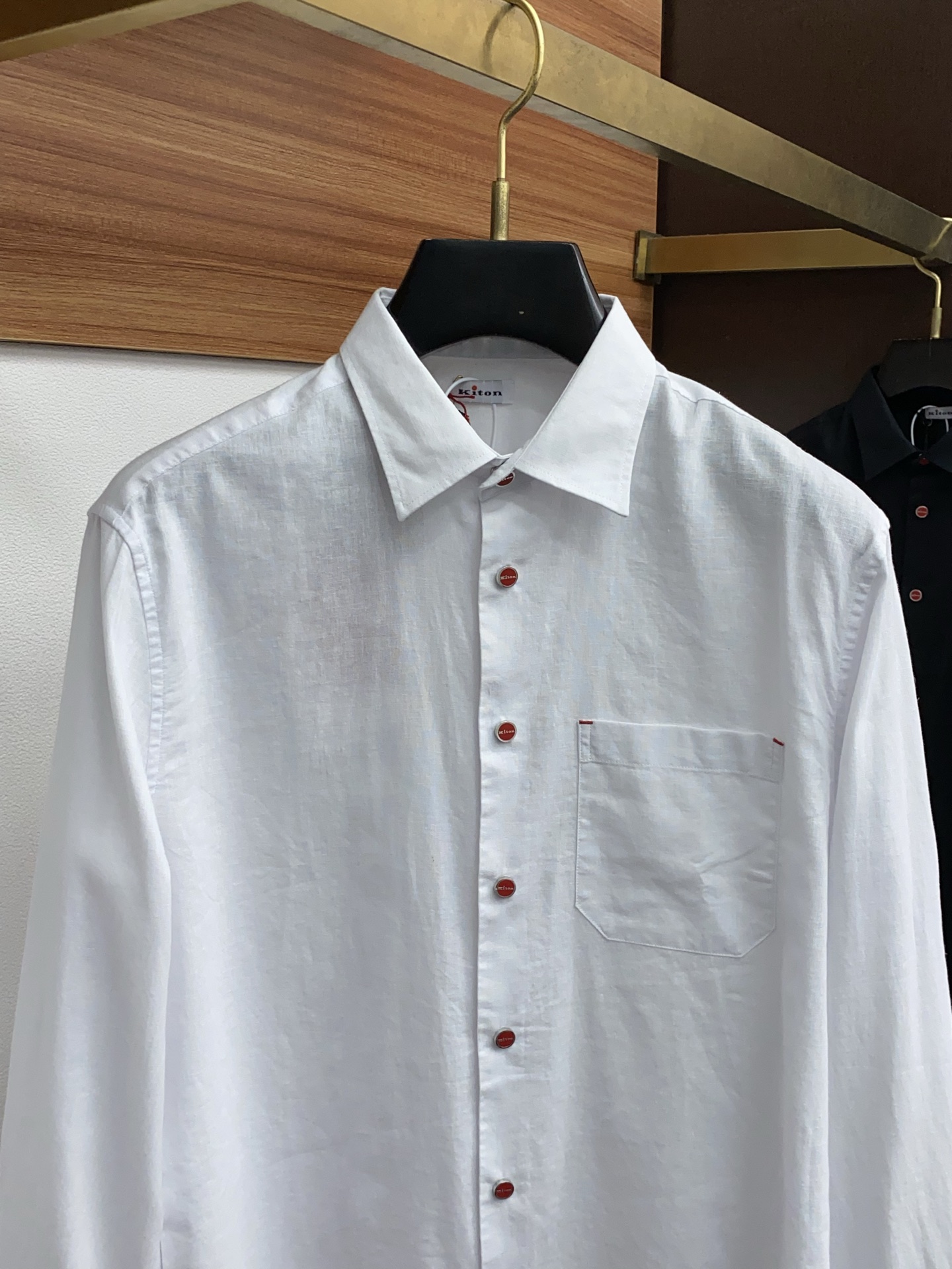 “Kiton 25/SS Submersible Shirts: Unique High-Sweet Style for Gentlemen S-2XL” - 图片 2