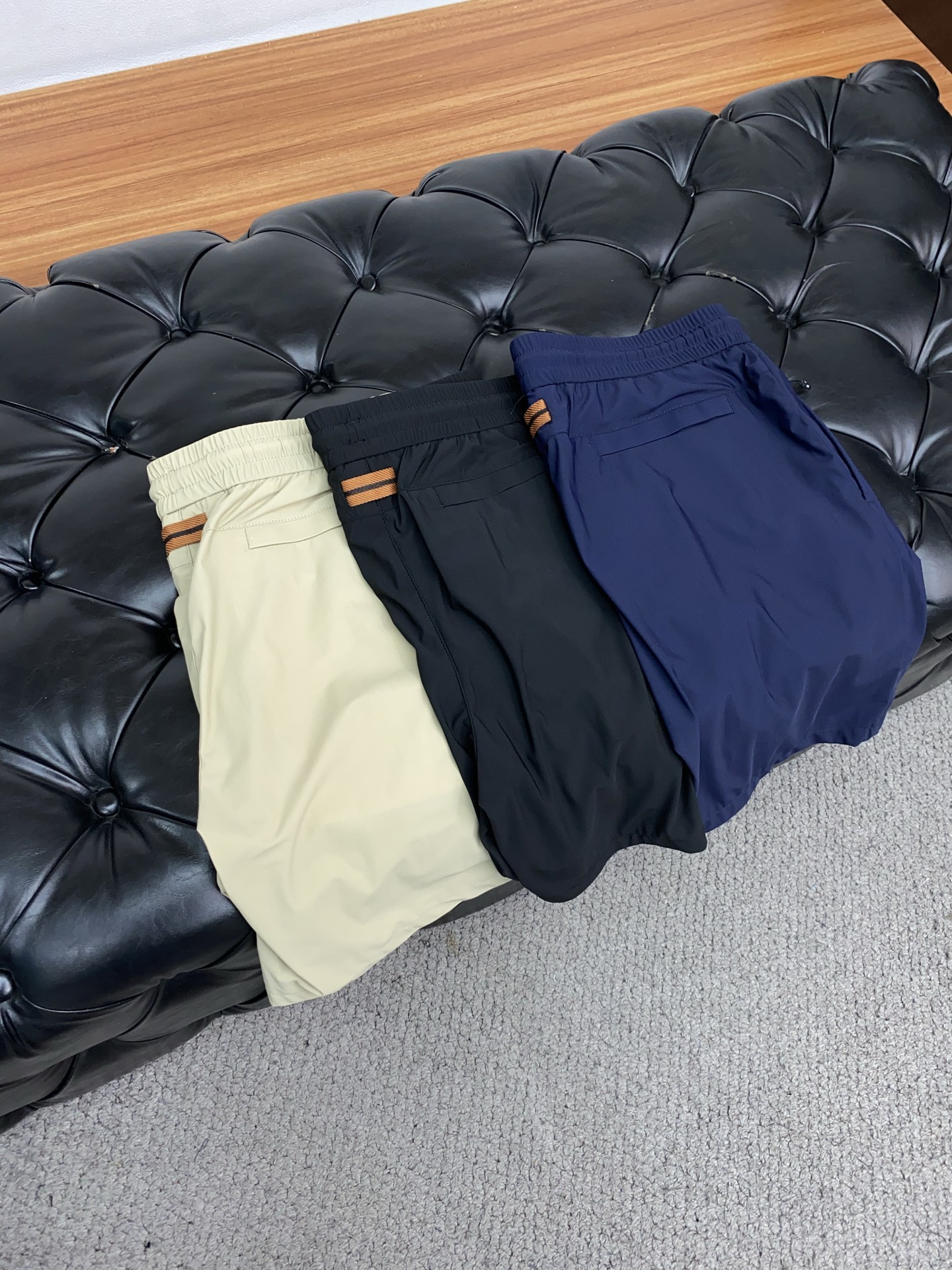 “2025 Summer New Edition Leisure Shorts: High-end Comfort and Style in Four-Sided Ice Cream Fabrics” - 图片 7