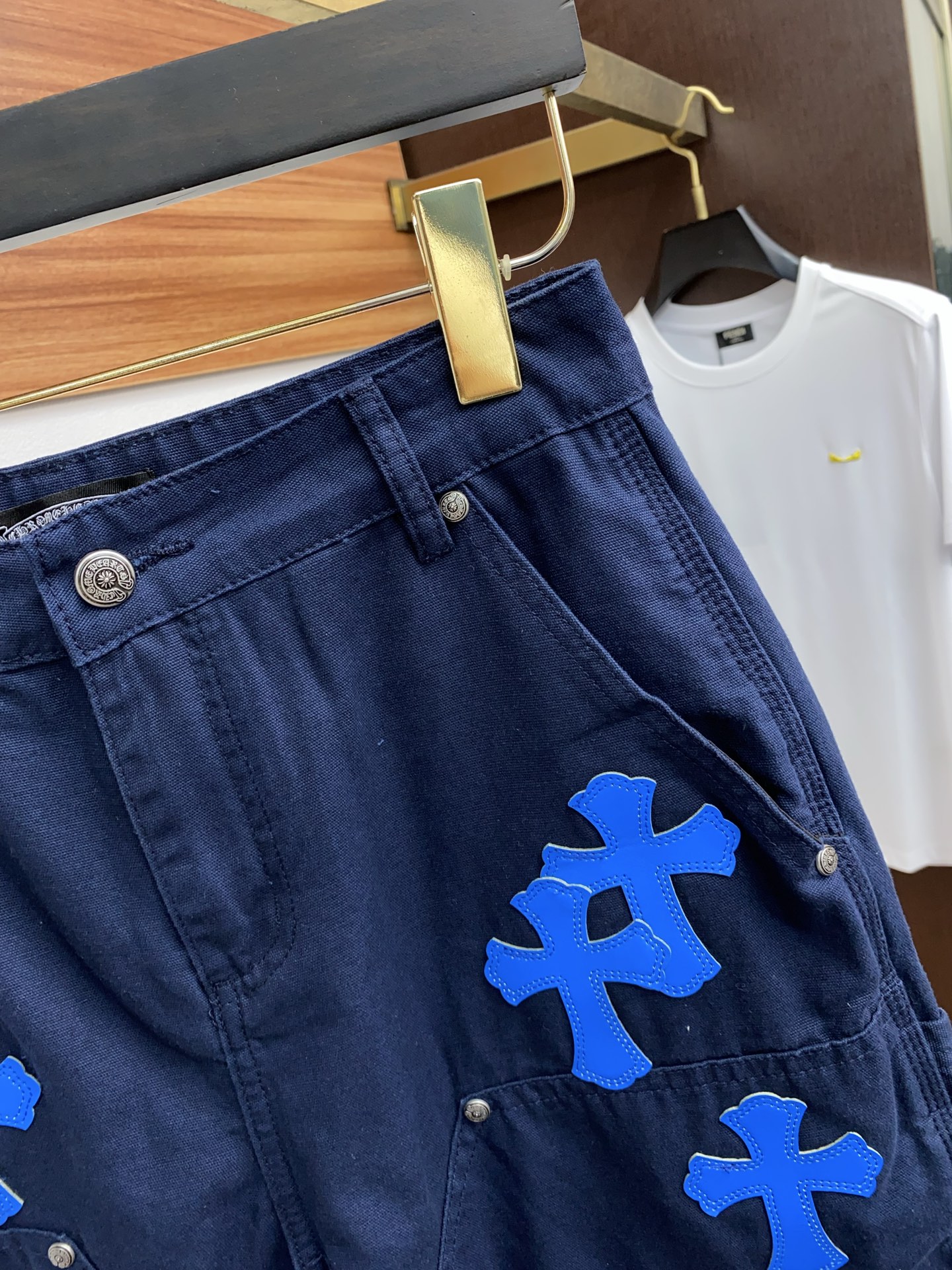 P602 CROCSON: Men’s Cowboy Shorts with Original Cloth Wash and Unique Design - 图片 3