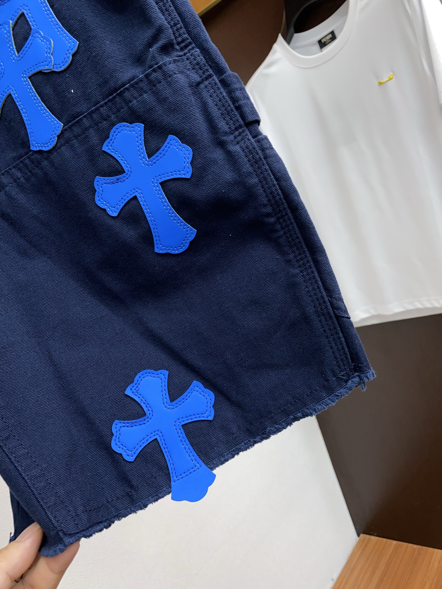 P602 CROCSON: Men’s Cowboy Shorts with Original Cloth Wash and Unique Design - 图片 4