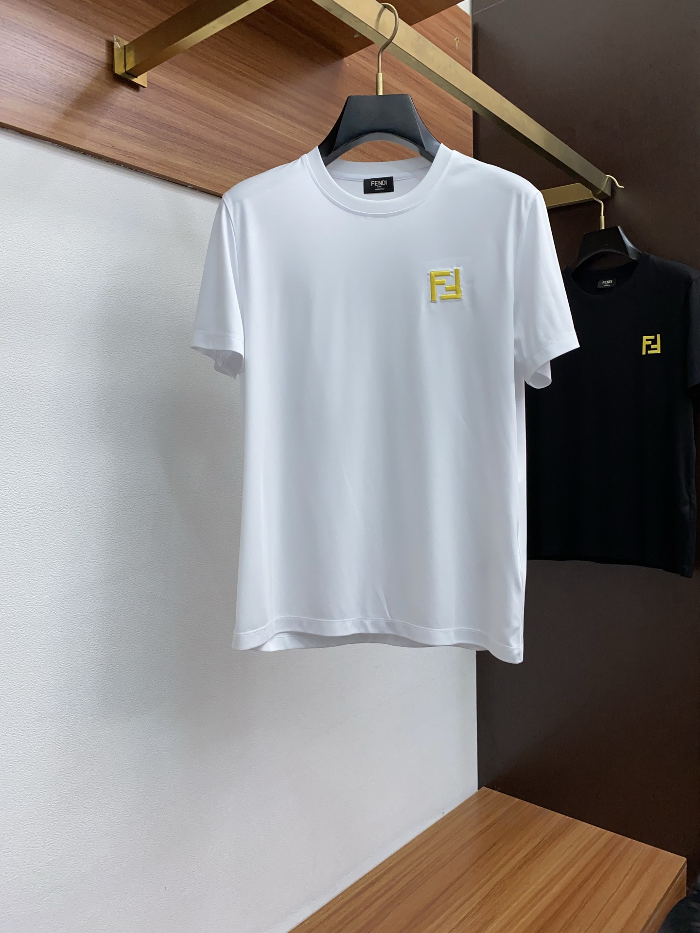 펜디 로고 코튼 라운드넥 반팔 티셔츠 1159 Fendi T Shirt
