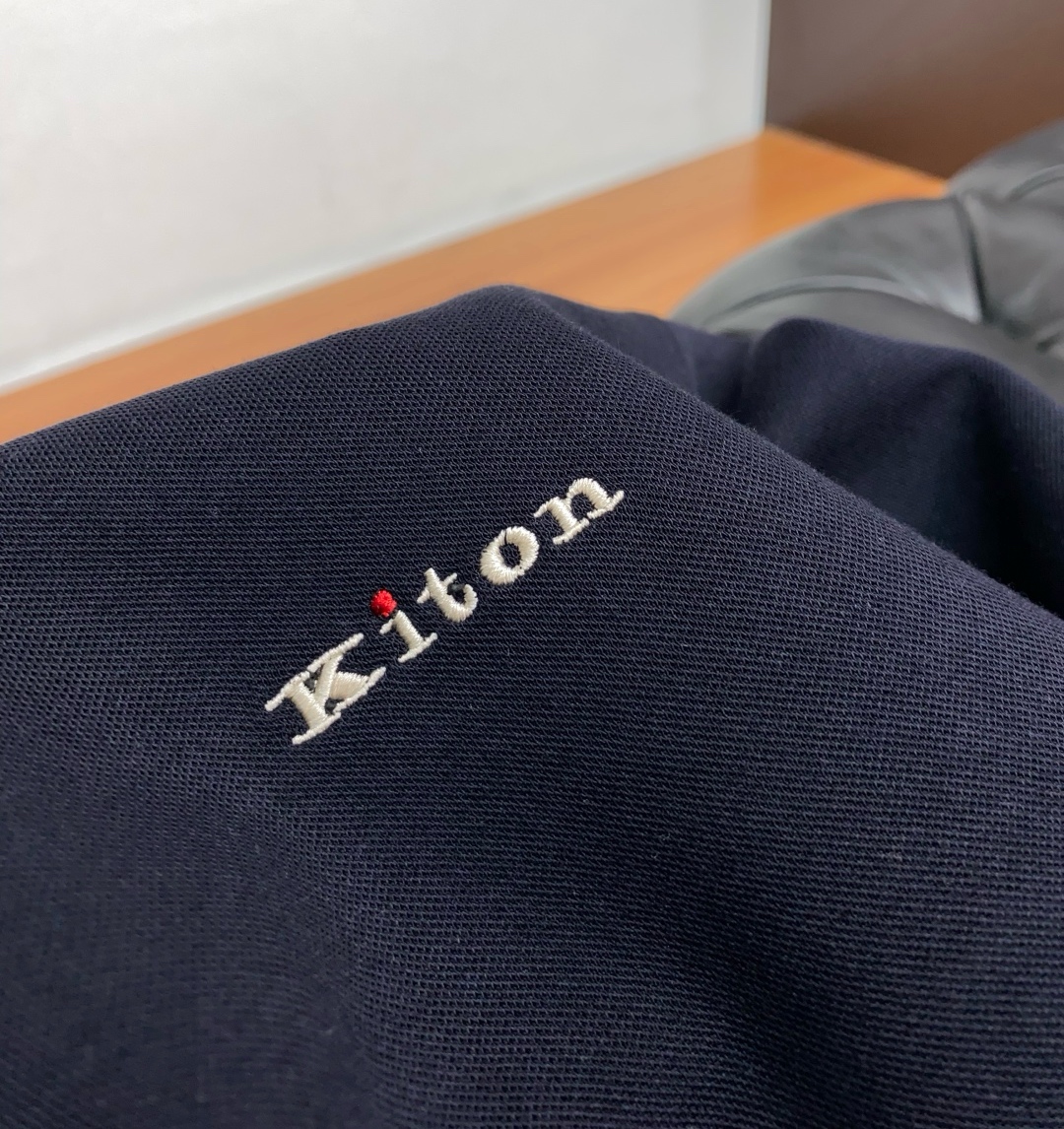 kiton 25秋冬家族男士高端立领长袖卫衣，香港洋行渠道货，纯正血统品质，25年秋冬 新款，经典王牌系