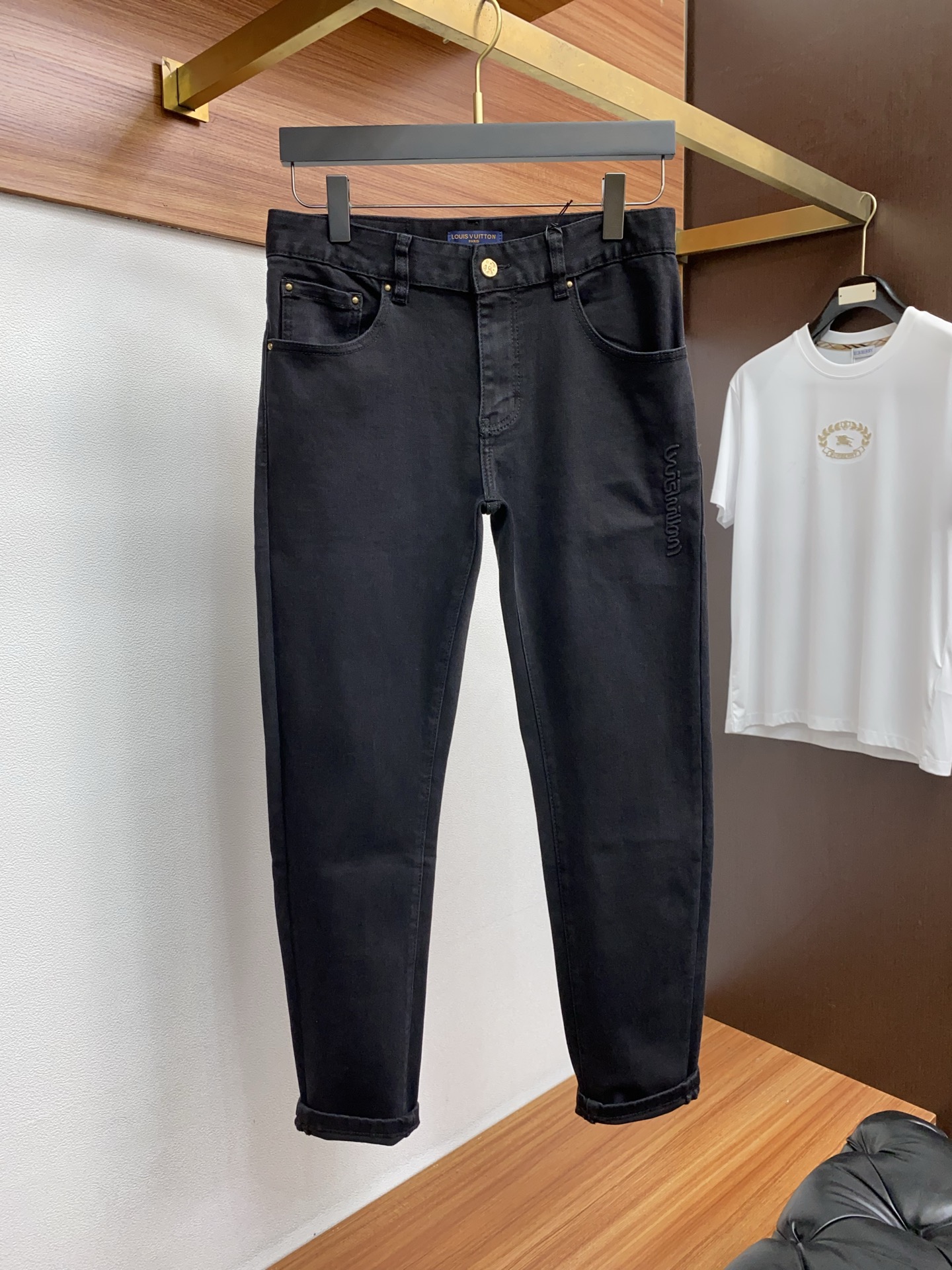 1v路易威登 25新款 市场独家订制进口丹宁牛仔面料 稀缺面料 超级舒服 工艺复杂四季款牛仔裤 针织牛从