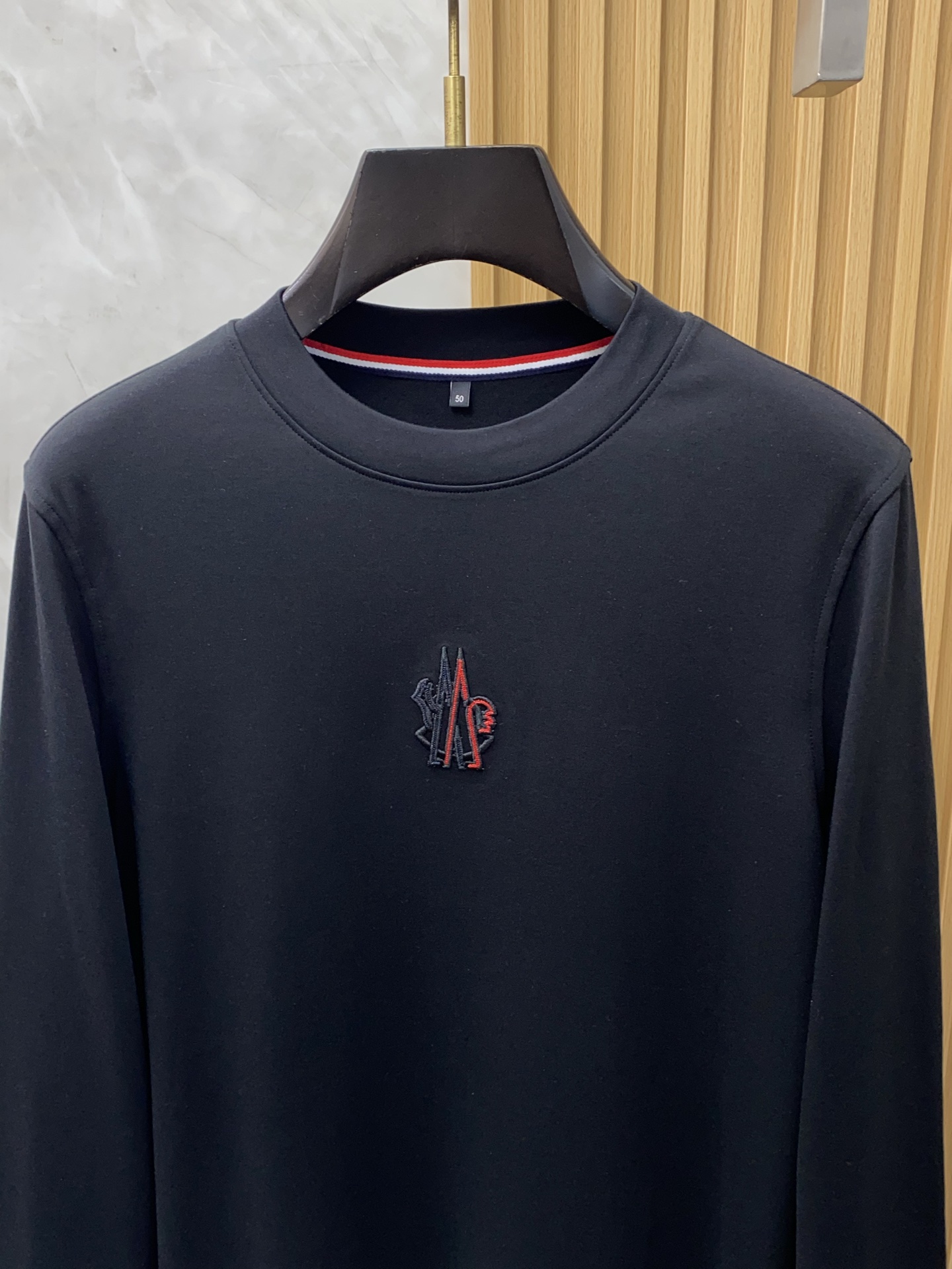 Moncler Long Sleeve T-Shirt: Soft Cotton, Embroidered Logo, Slim Fit 3 i1760711195907 8861 0 1