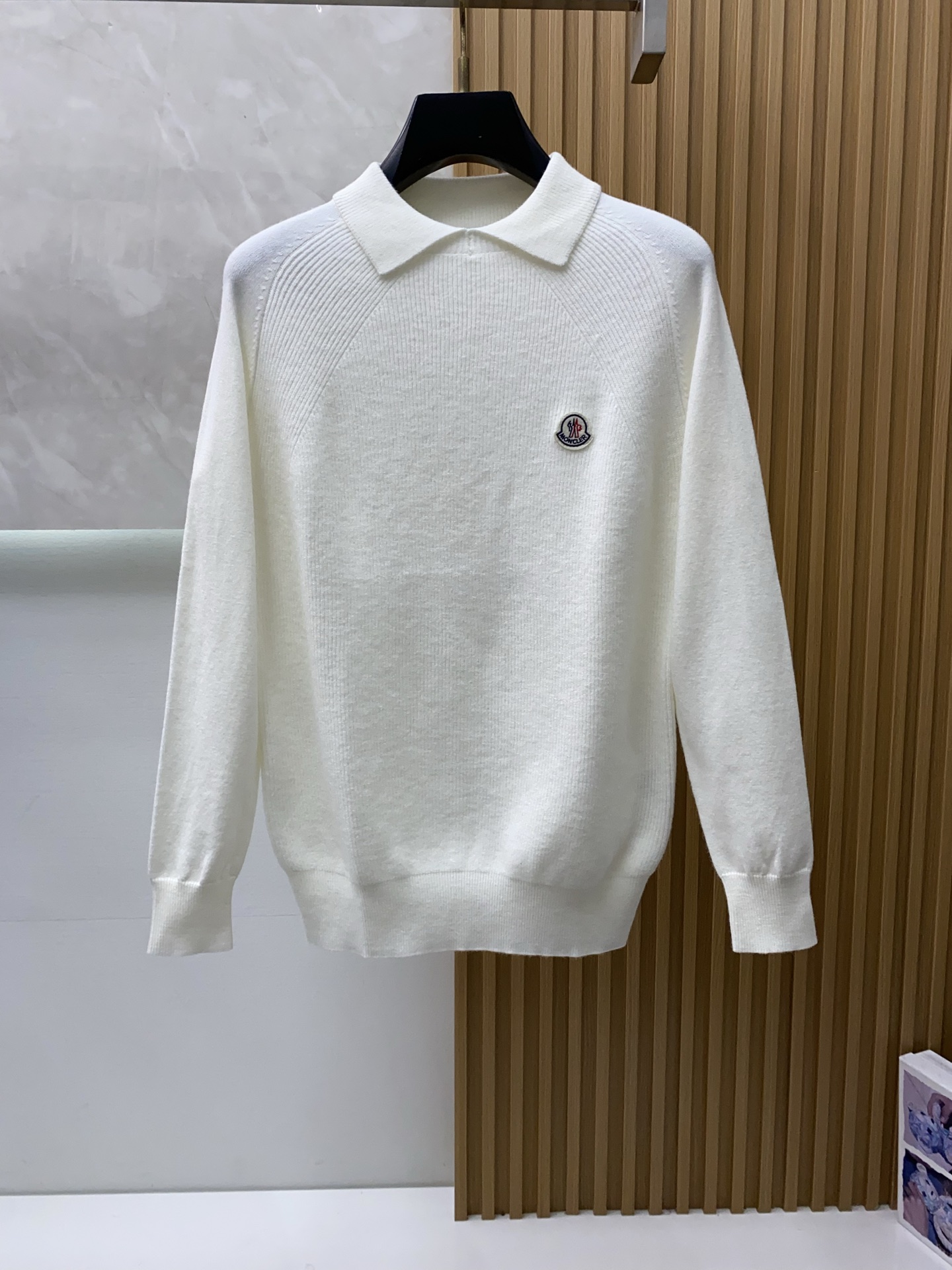 Moncler Wool Blend Knit Sweater - Classic Business Casual Style 2 i1760874418795 1224 0 0