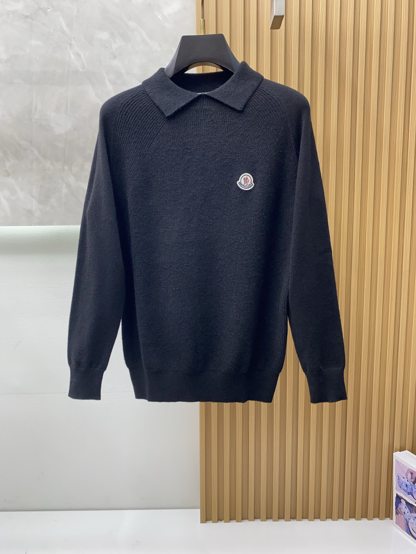 Moncler Wool Blend Knit Sweater - Classic Business Casual Style 4 i1760874424228 985 0 2