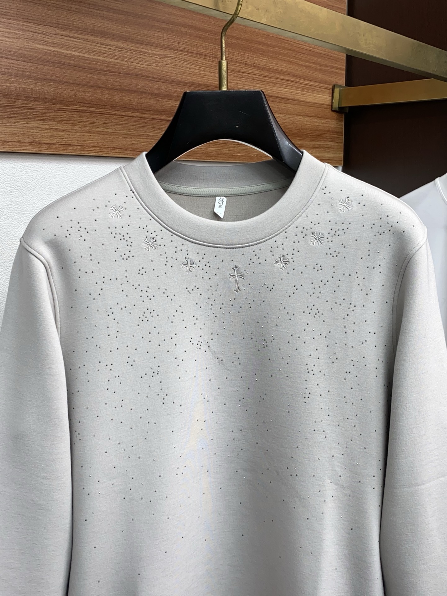 男士高端简约圆领加厚空气棉长袖卫衣 ，香港洋行渠道货，纯正血统品质，25年秋冬 新款，经典王牌系列！高端