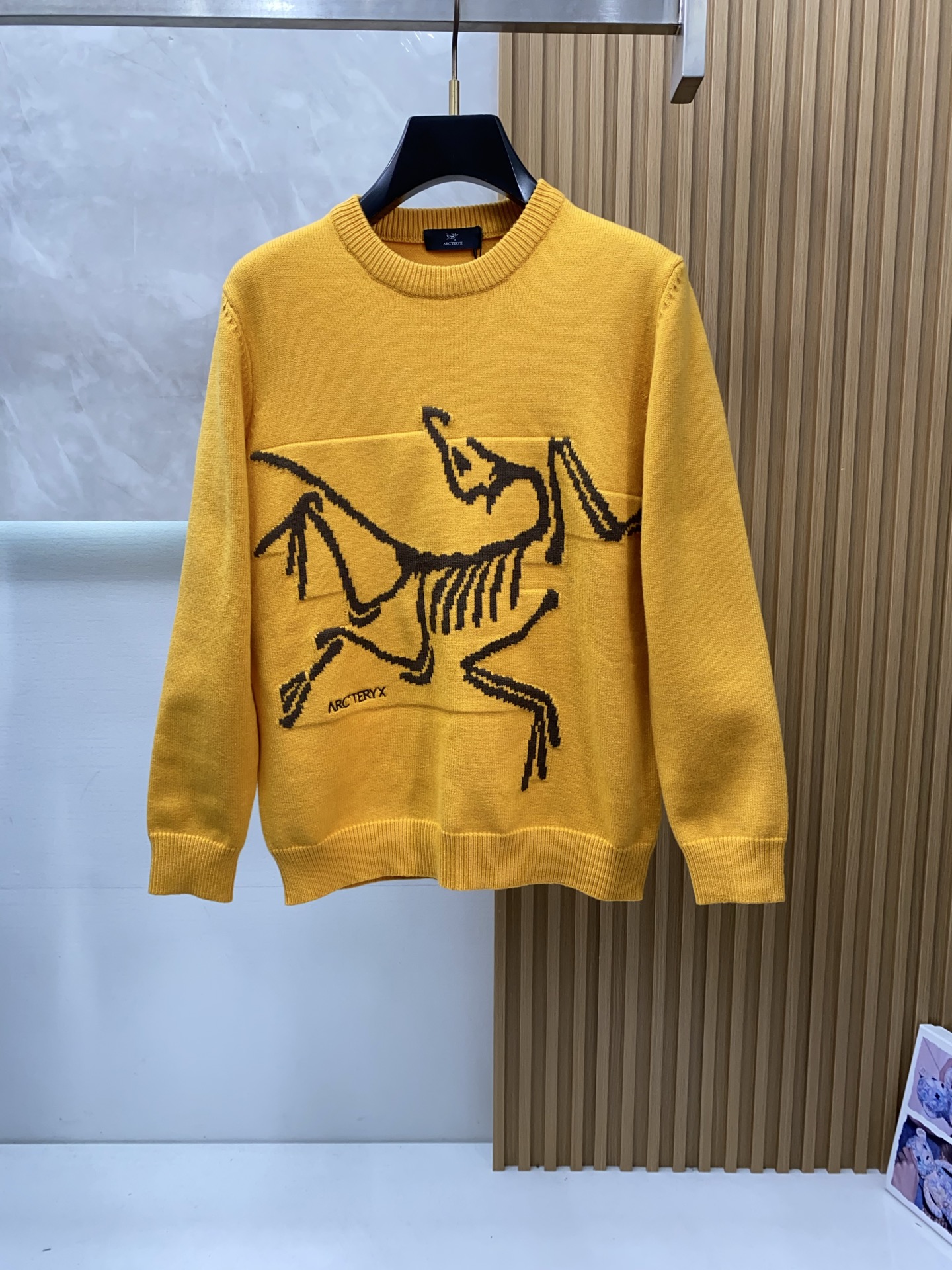 始祖鸟 2025秋冬新款简约百搭款羊毛混纺长袖毛衣 精致工艺专柜面料，顶级元素融合打造，潮男时尚，无论是