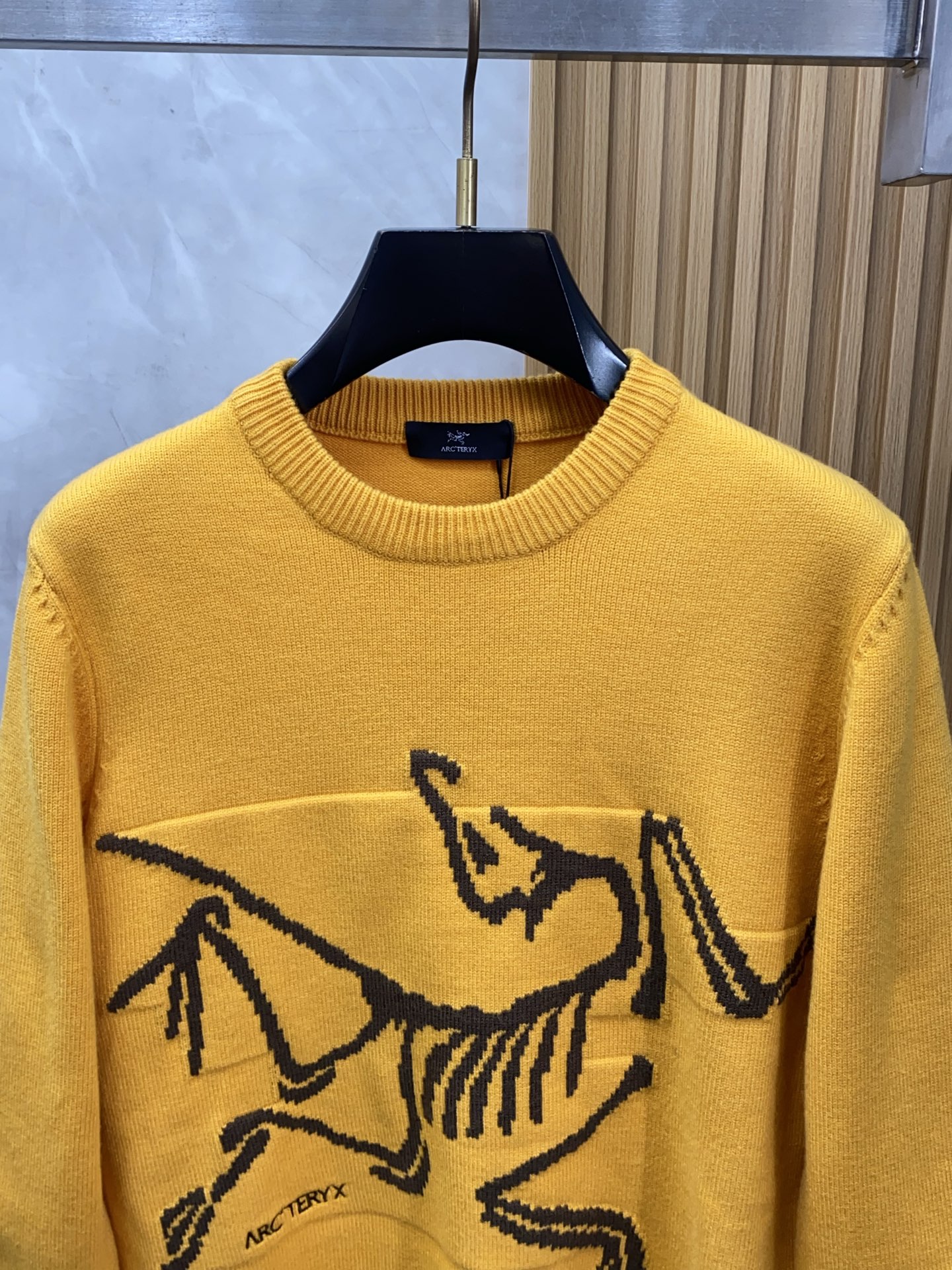 始祖鸟 2025秋冬新款简约百搭款羊毛混纺长袖毛衣 精致工艺专柜面料，顶级元素融合打造，潮男时尚，无论是