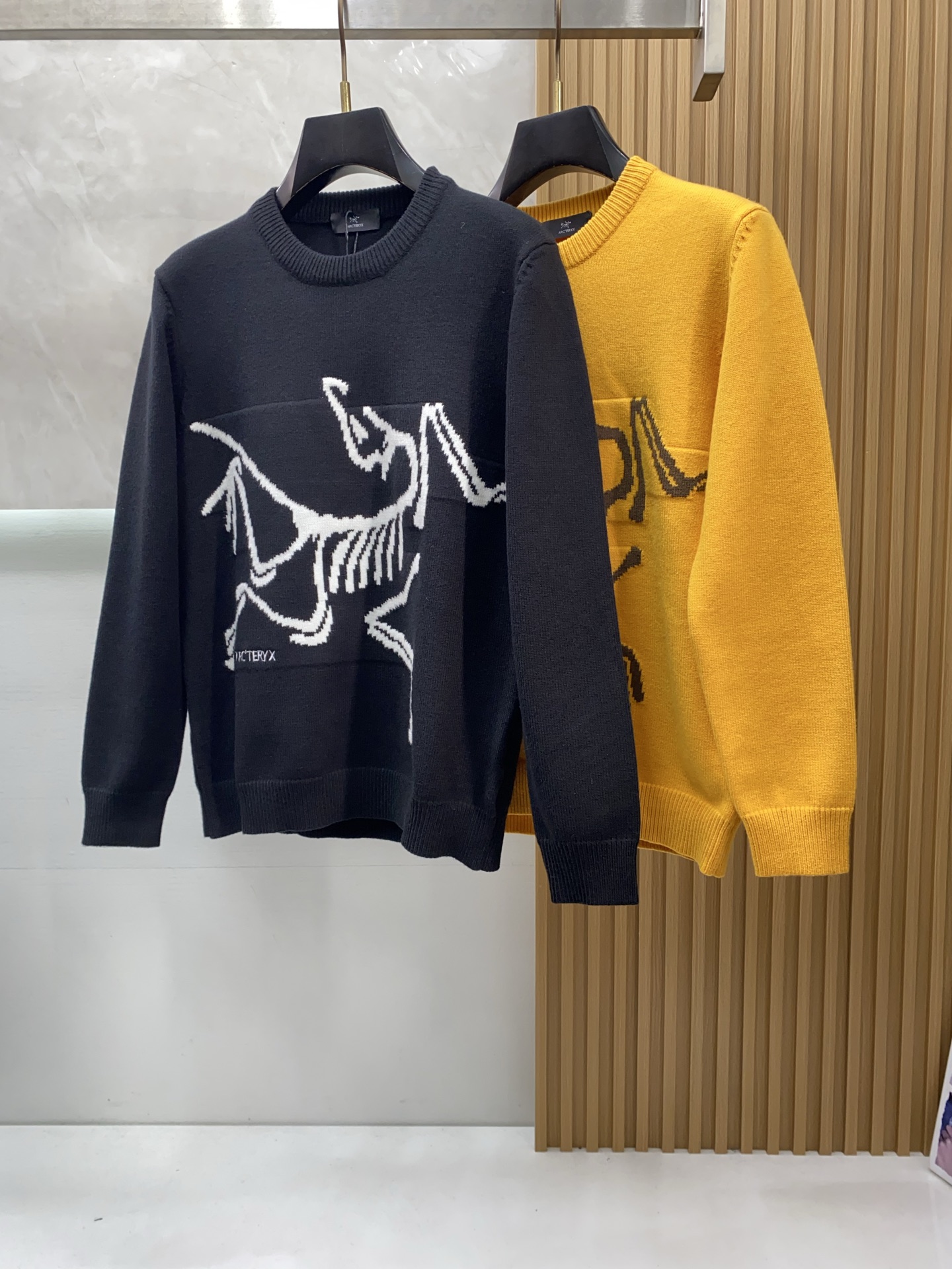 始祖鸟 2025秋冬新款简约百搭款羊毛混纺长袖毛衣 精致工艺专柜面料，顶级元素融合打造，潮男时尚，无论是