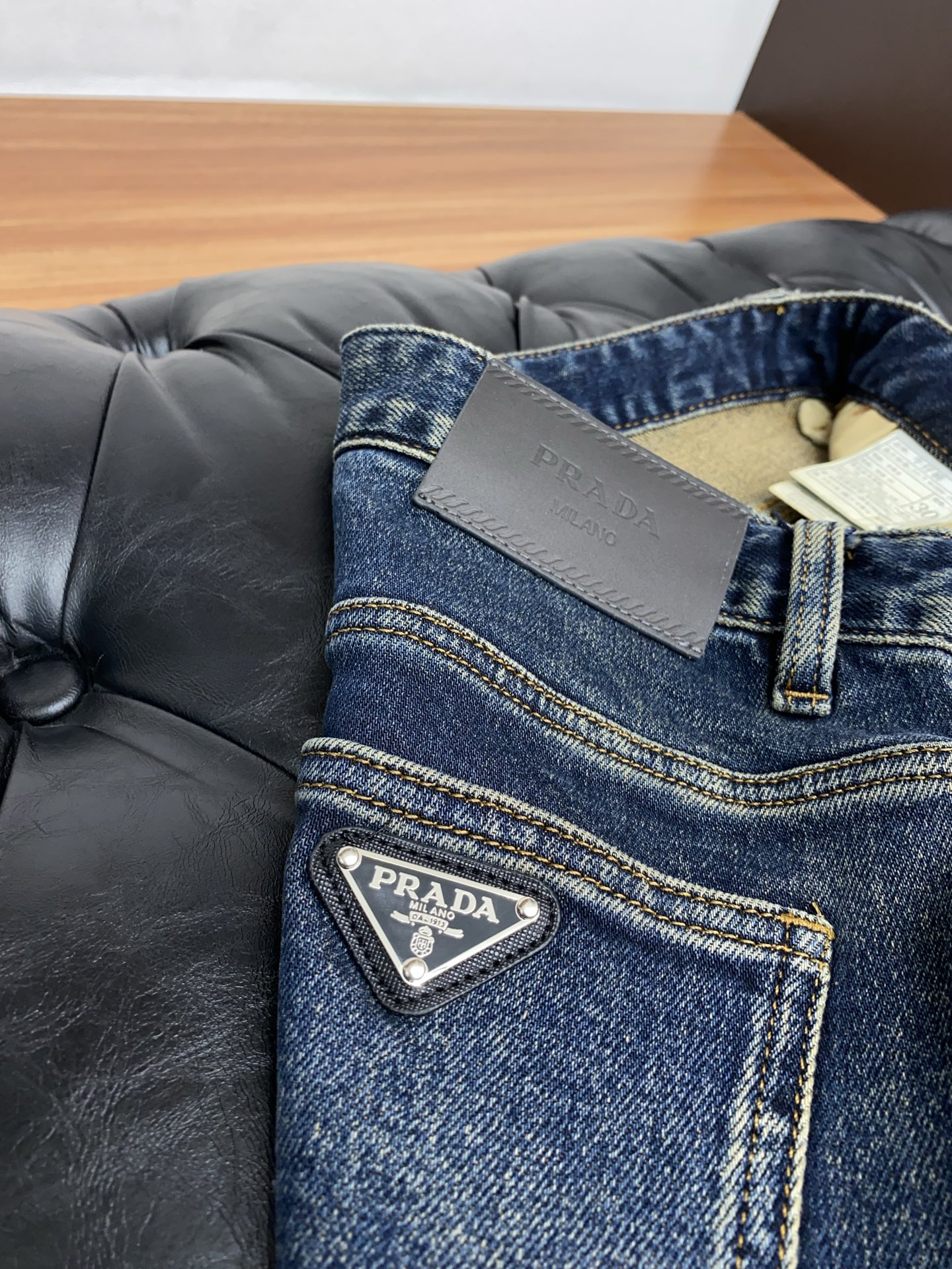 25新款 市场独家订制进口加厚拉绒丹宁牛仔面料 稀缺面料 超级舒服 工艺复杂四季款牛仔裤 针织牛从做旧 