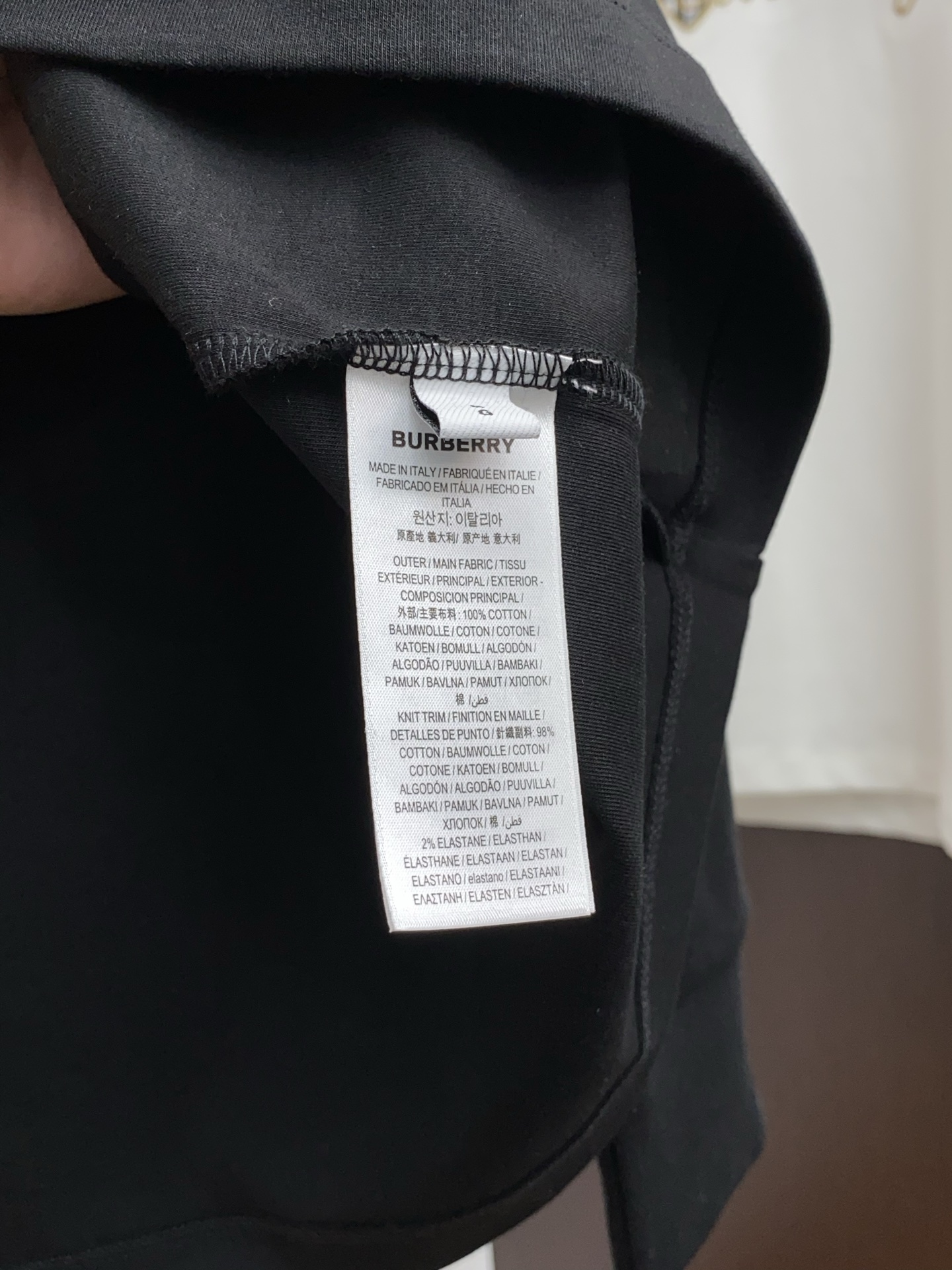 巴宝莉 2025秋冬新品，男士基础款圆领长袖T恤打底衫！贸易公司渠道稀出，同步GW发售，选用客供进口26