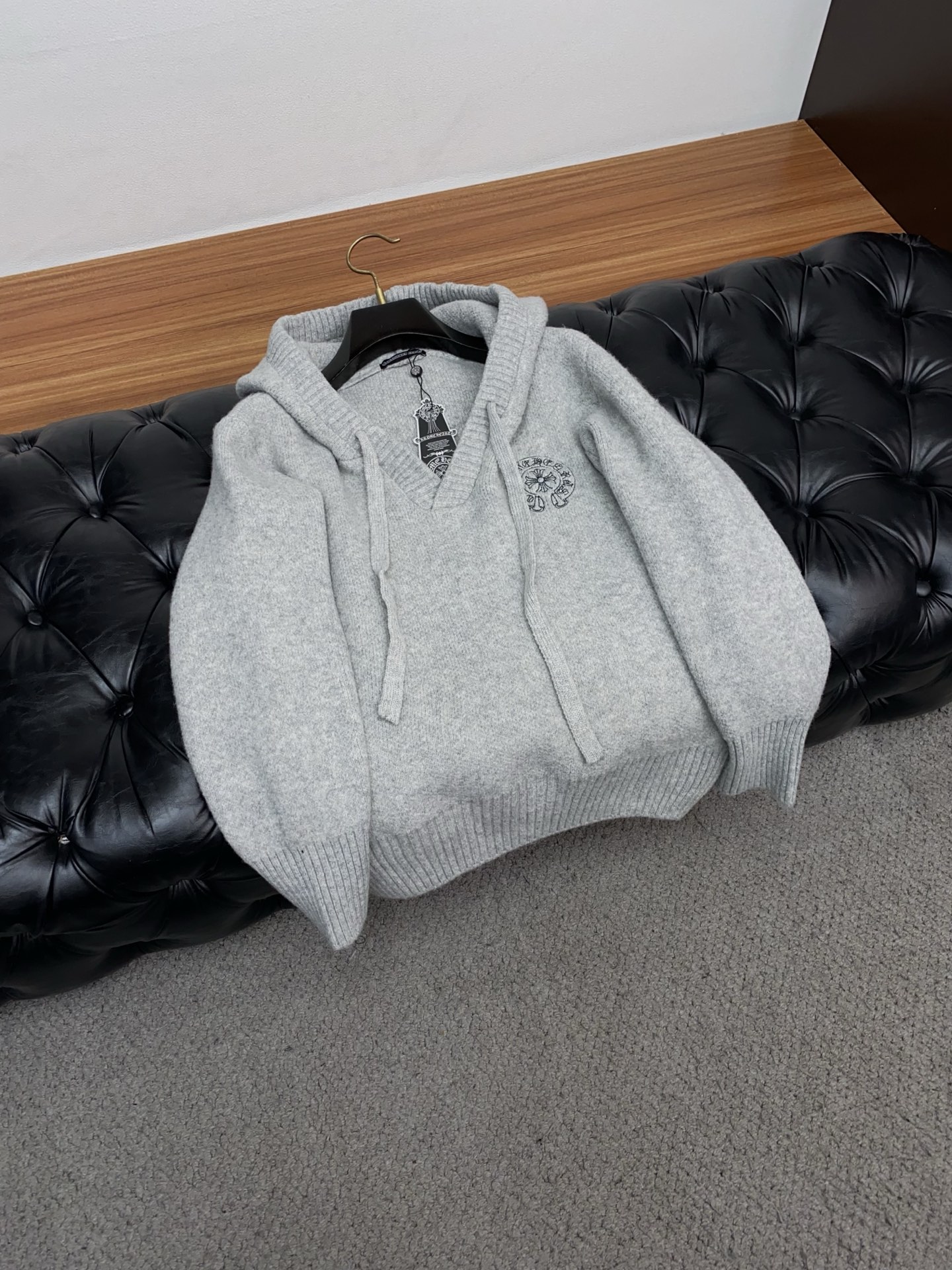 克罗心 2025FW男士秋冬羊毛混纺毛衣 打底外穿毛衣 针织衫休闲日常穿搭单品！上身修饰身形、定制面料将