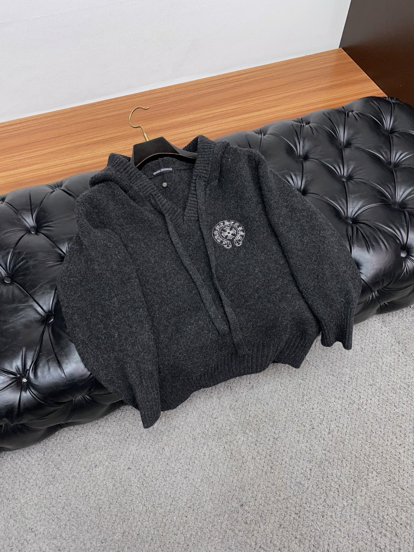 克罗心 2025FW男士秋冬羊毛混纺毛衣 打底外穿毛衣 针织衫休闲日常穿搭单品！上身修饰身形、定制面料将