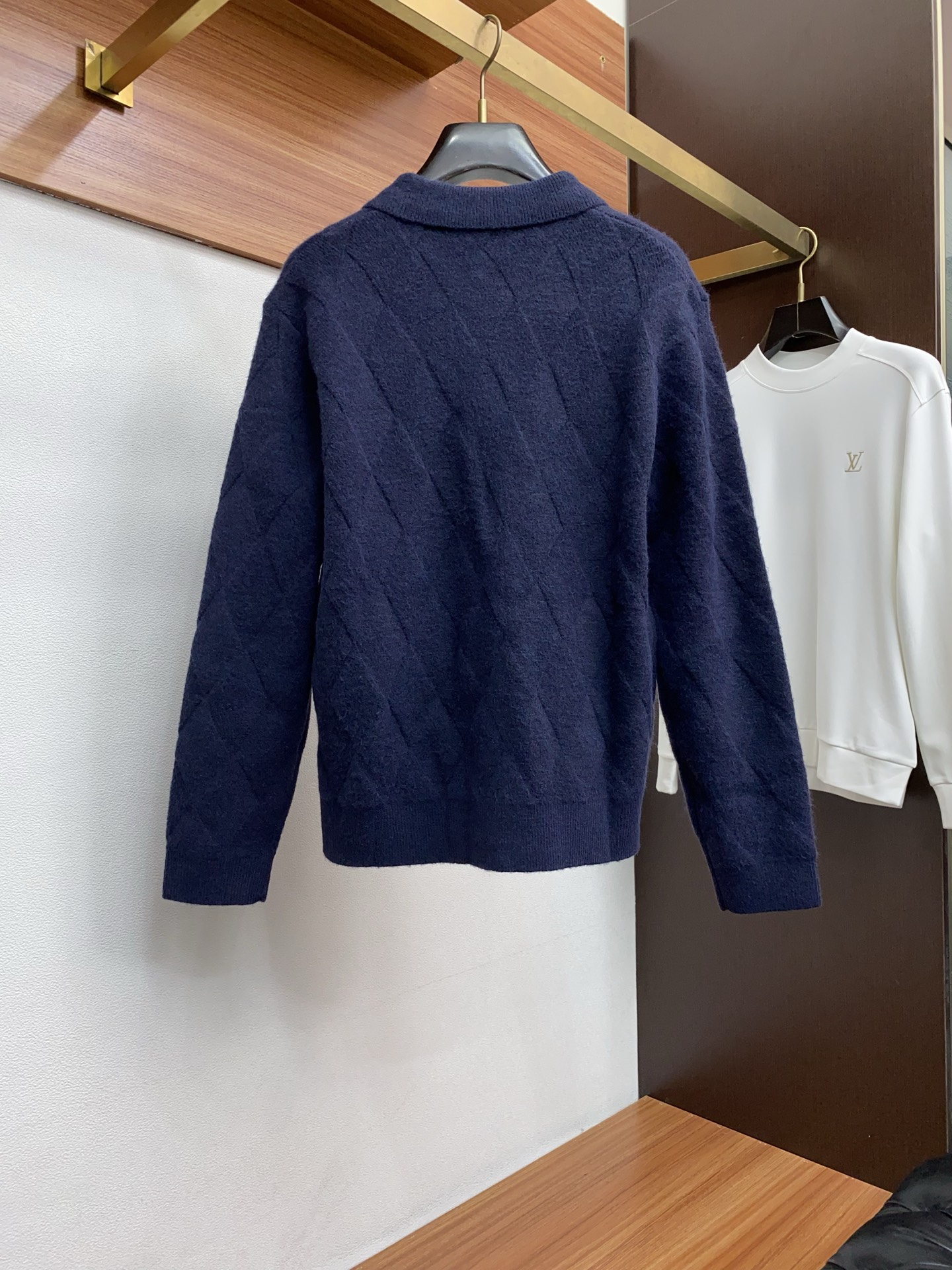 杰尼亚 2025FW男士秋冬羊毛拉链开衫翻领外套毛衣 打底外穿毛衣 针织衫休闲日常穿搭单品！上身修饰身形