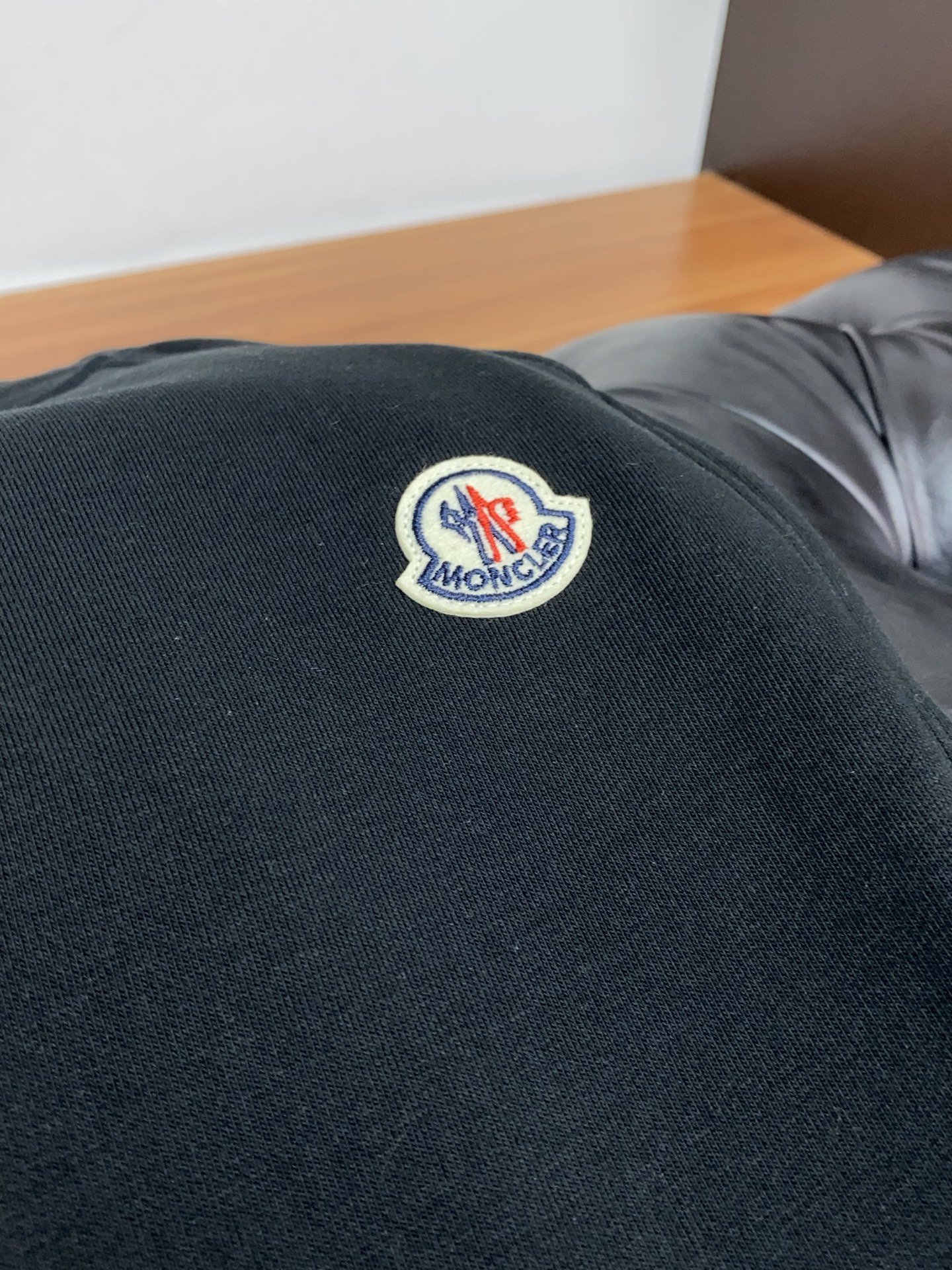 蒙口 25SS新款针织棉布抽绳加绒卫裤，男士经典红蓝标识刺绣运动休闲长裤！贸易公司渠道稀出，领先官网发售