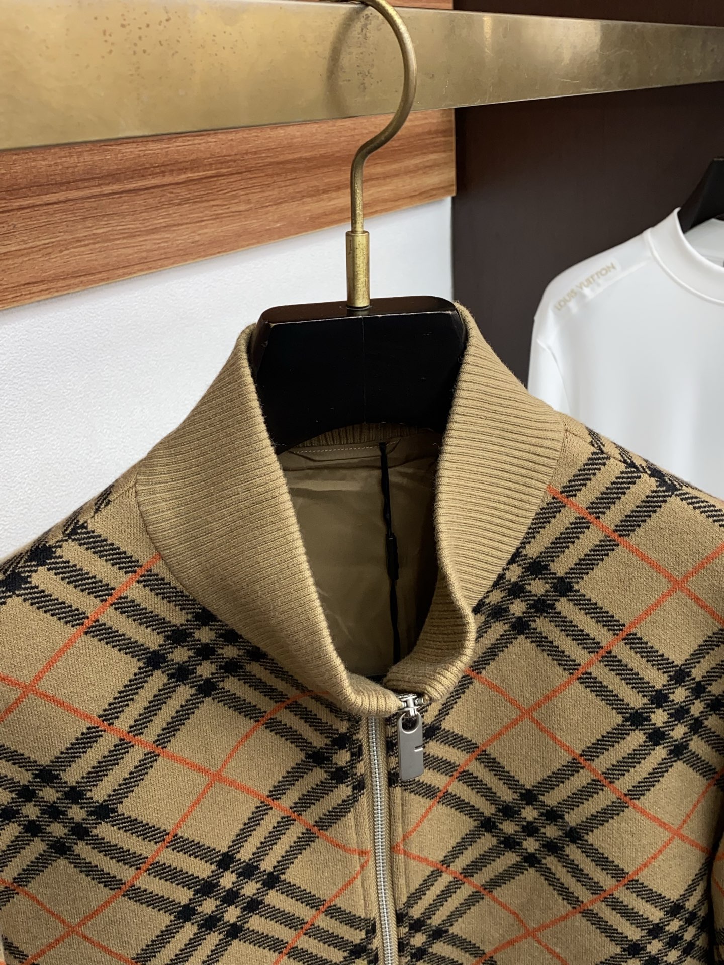 巴宝莉 2025FW男士秋冬加厚羊毛针织拉链夹克外套毛衣 打底外穿毛衣 针织衫休闲日常穿搭单品！上身修饰