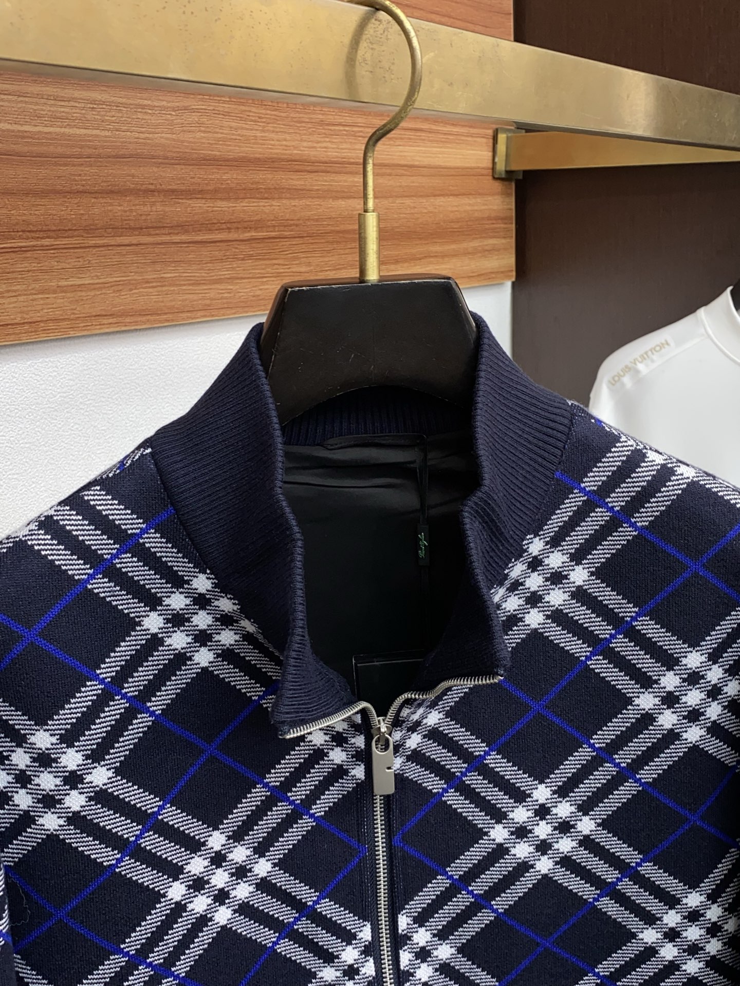 巴宝莉 2025FW男士秋冬加厚羊毛针织拉链夹克外套毛衣 打底外穿毛衣 针织衫休闲日常穿搭单品！上身修饰