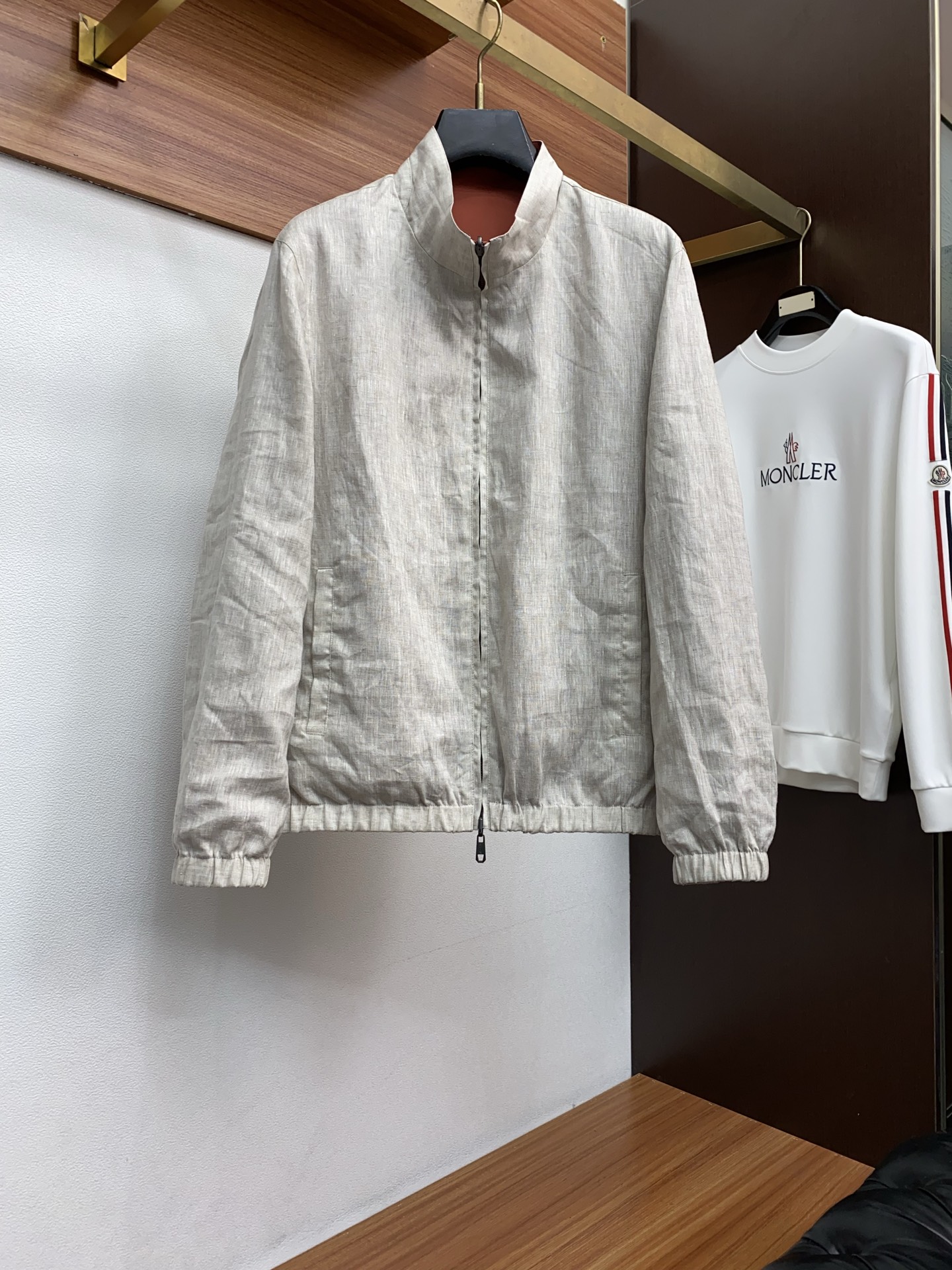 杰尼亚 2025秋冬新款双面夹克外套 原版1:1订制五金配件全进口原版定制 欢迎专柜对比 绝对的高品质 