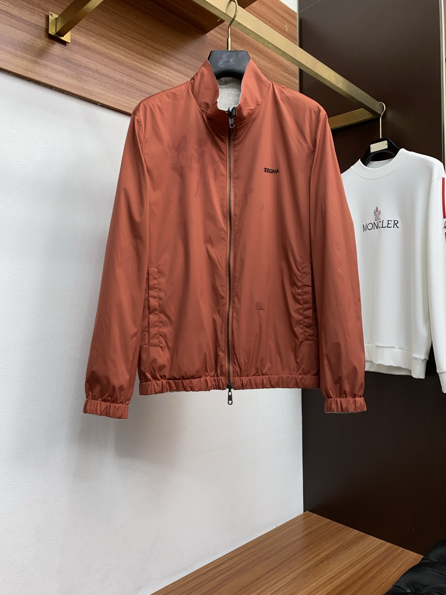 杰尼亚 2025秋冬新款双面夹克外套 原版1:1订制五金配件全进口原版定制 欢迎专柜对比 绝对的高品质 