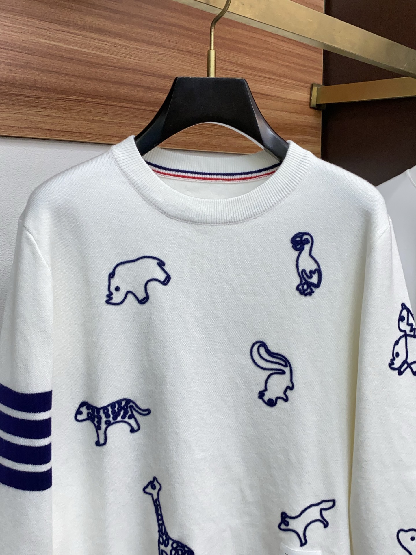 TB 2025官网秋冬季最新款圆领毛衣，专柜同步在售爆款！特供羊毛混纺面料.手感舒适.可直接接触皮肤，l