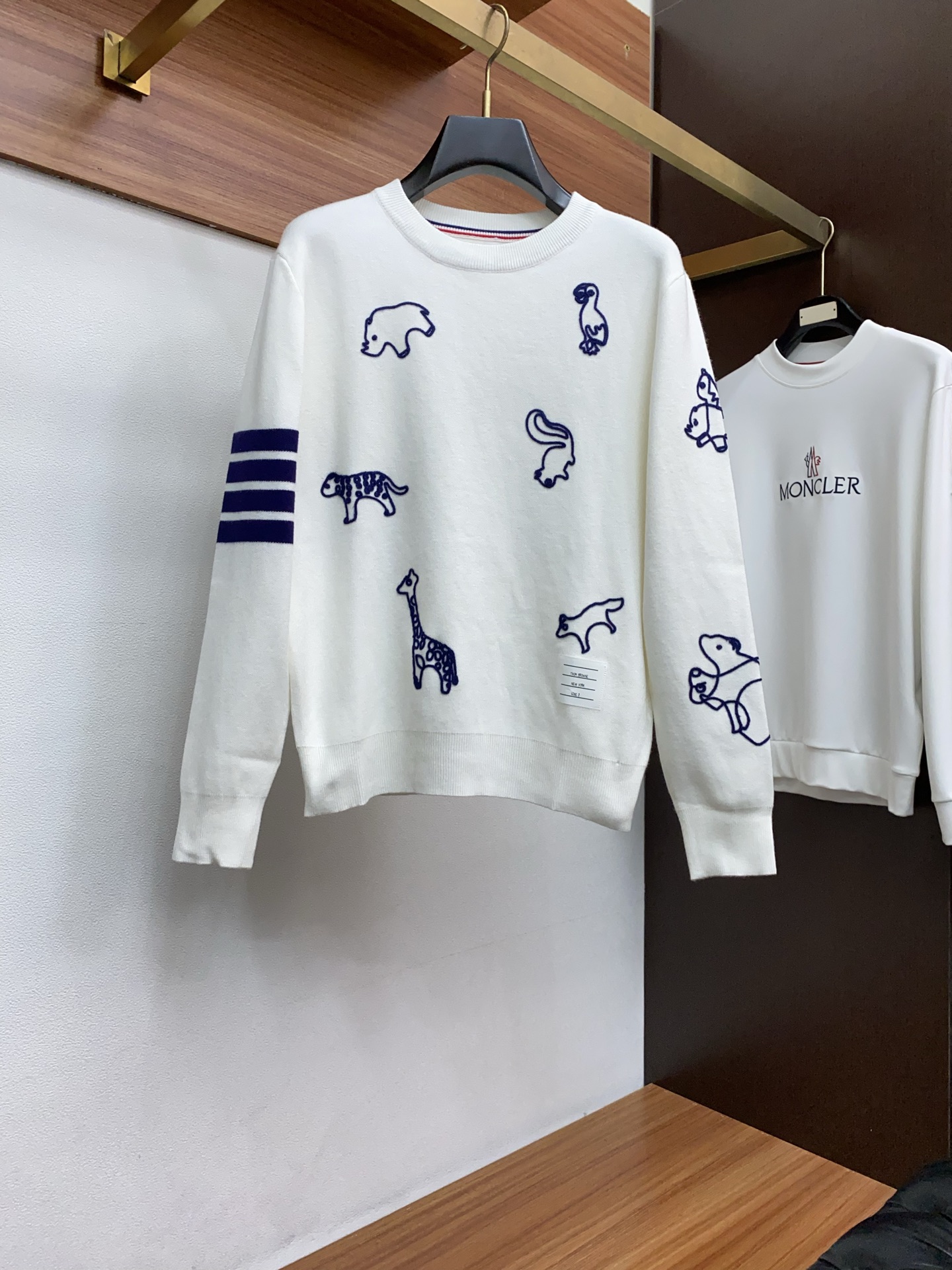 TB 2025官网秋冬季最新款圆领毛衣，专柜同步在售爆款！特供羊毛混纺面料.手感舒适.可直接接触皮肤，l