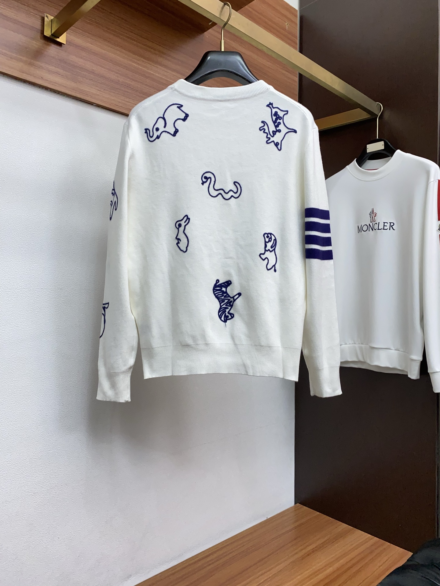 TB 2025官网秋冬季最新款圆领毛衣，专柜同步在售爆款！特供羊毛混纺面料.手感舒适.可直接接触皮肤，l