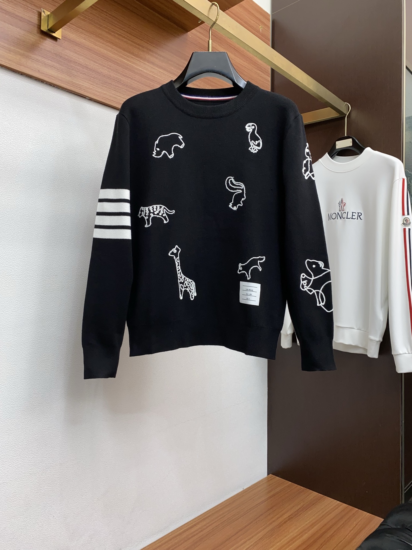 TB 2025官网秋冬季最新款圆领毛衣，专柜同步在售爆款！特供羊毛混纺面料.手感舒适.可直接接触皮肤，l