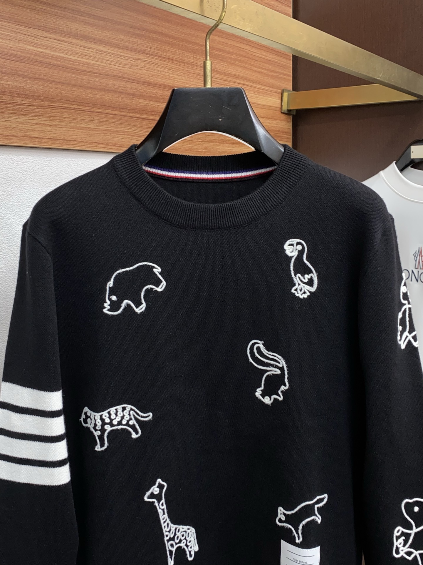 TB 2025官网秋冬季最新款圆领毛衣，专柜同步在售爆款！特供羊毛混纺面料.手感舒适.可直接接触皮肤，l