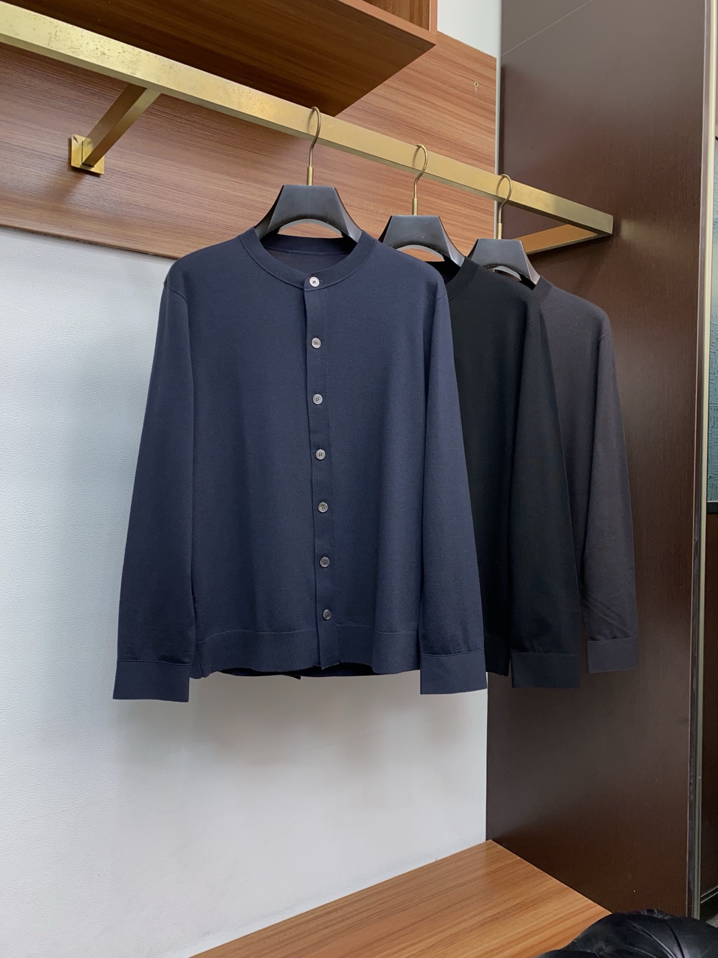 杰尼亚 25秋冬高品质 百分百绵羊毛圆领开衫毛衣精品棉羊毛专柜同步系列毛衣 男款高端定制臻品系列 隶属品