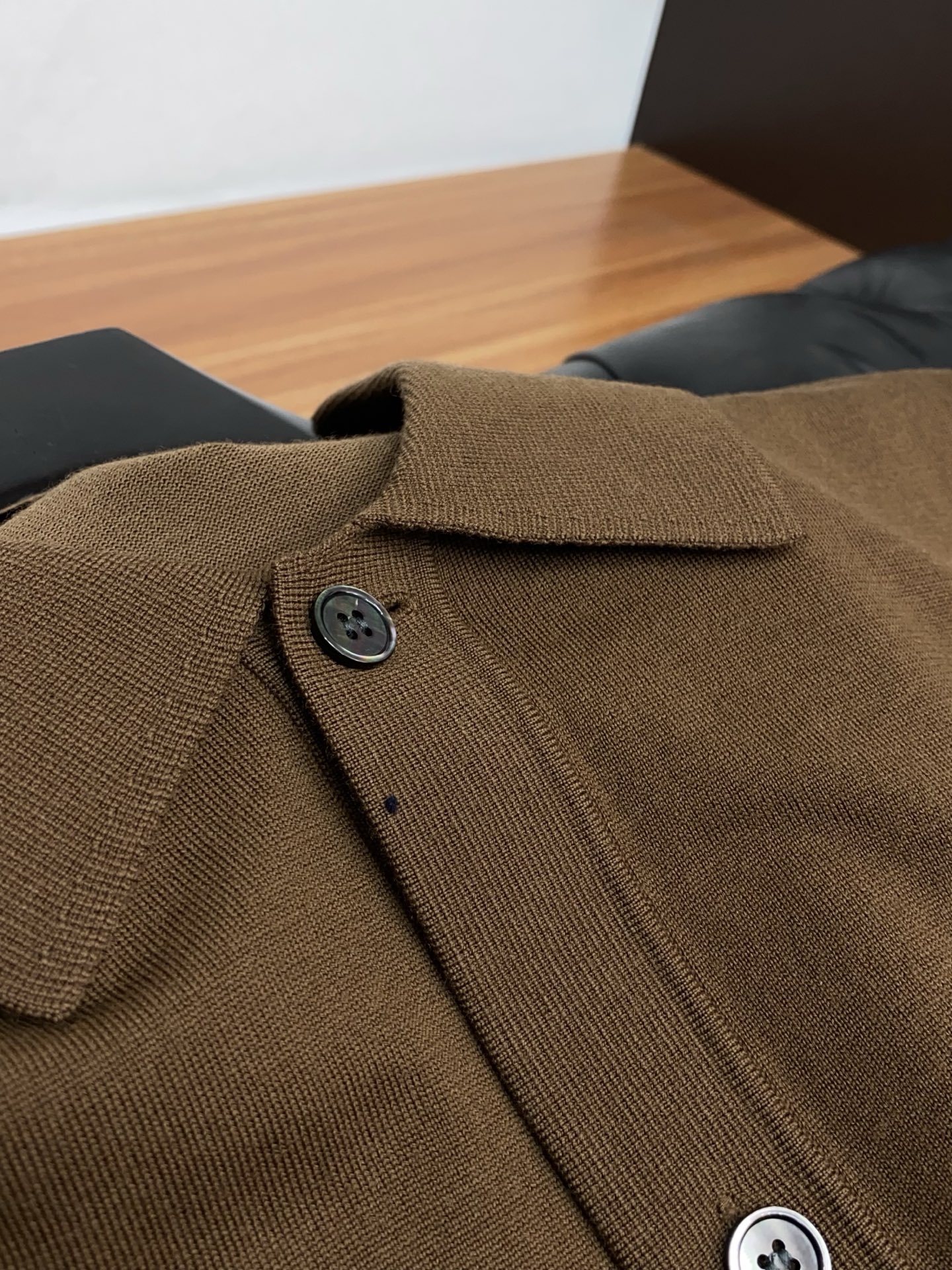 杰尼亚 25秋冬高品质 百分百绵羊毛翻领毛衣精品棉羊毛专柜同步系列毛衣 男款高端定制臻品系列 隶属品牌高