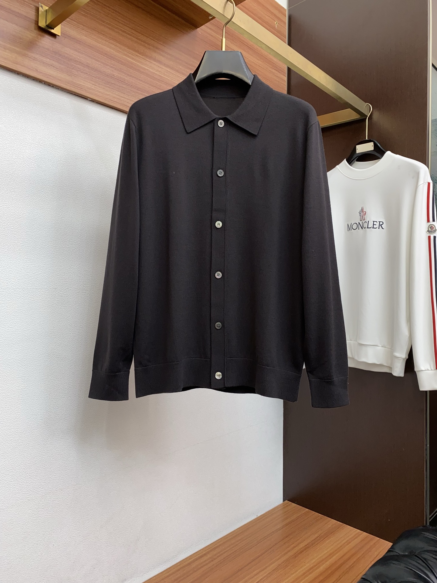 杰尼亚 25秋冬高品质 百分百绵羊毛翻领毛衣精品棉羊毛专柜同步系列毛衣 男款高端定制臻品系列 隶属品牌高