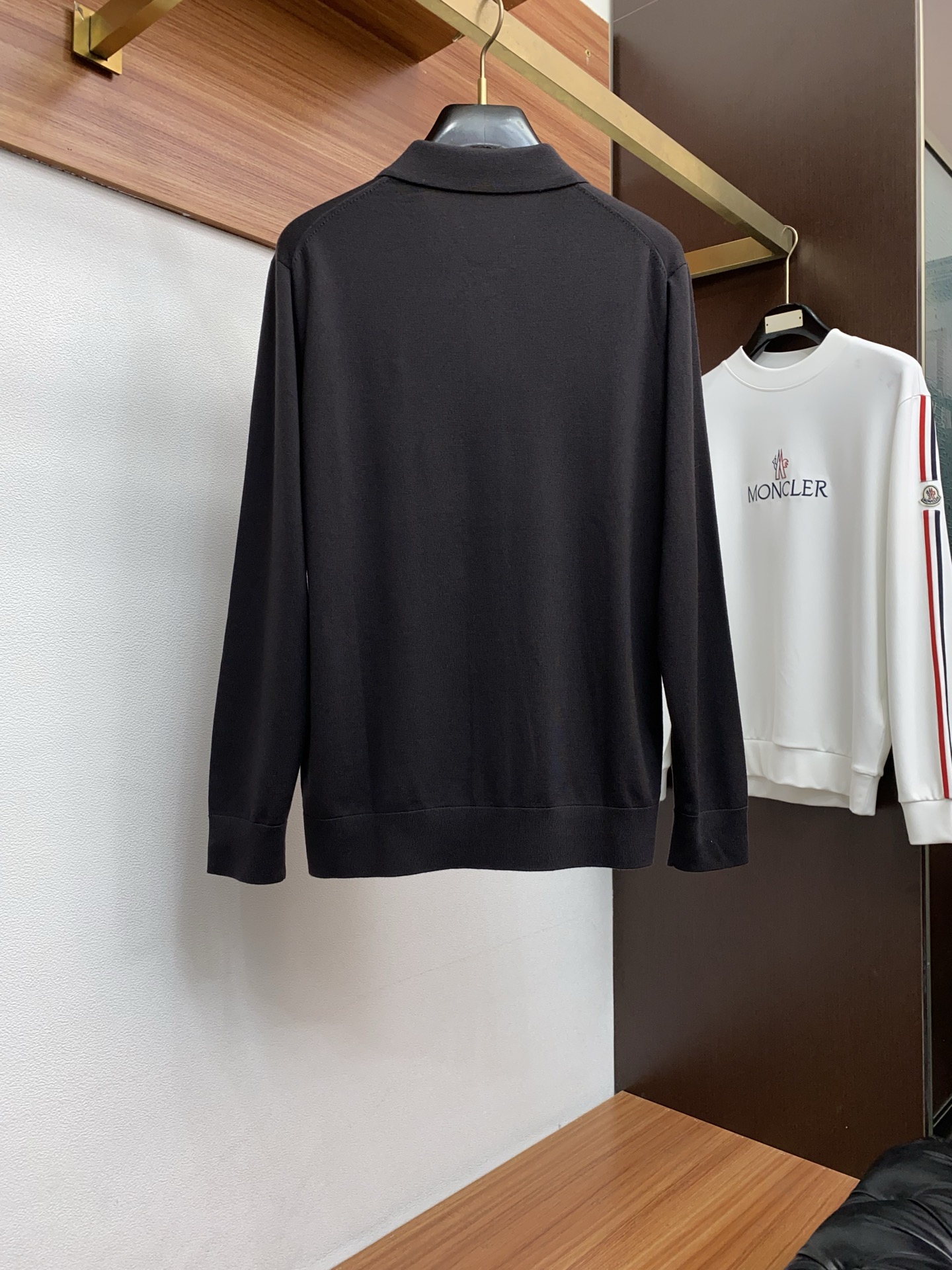 杰尼亚 25秋冬高品质 百分百绵羊毛翻领毛衣精品棉羊毛专柜同步系列毛衣 男款高端定制臻品系列 隶属品牌高