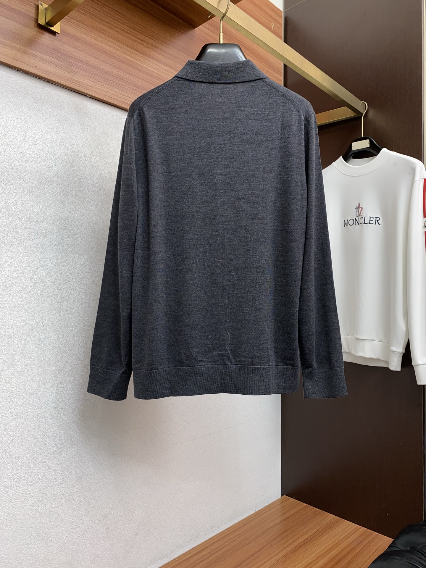 杰尼亚 25秋冬高品质 百分百绵羊毛翻领毛衣精品棉羊毛专柜同步系列毛衣 男款高端定制臻品系列 隶属品牌高