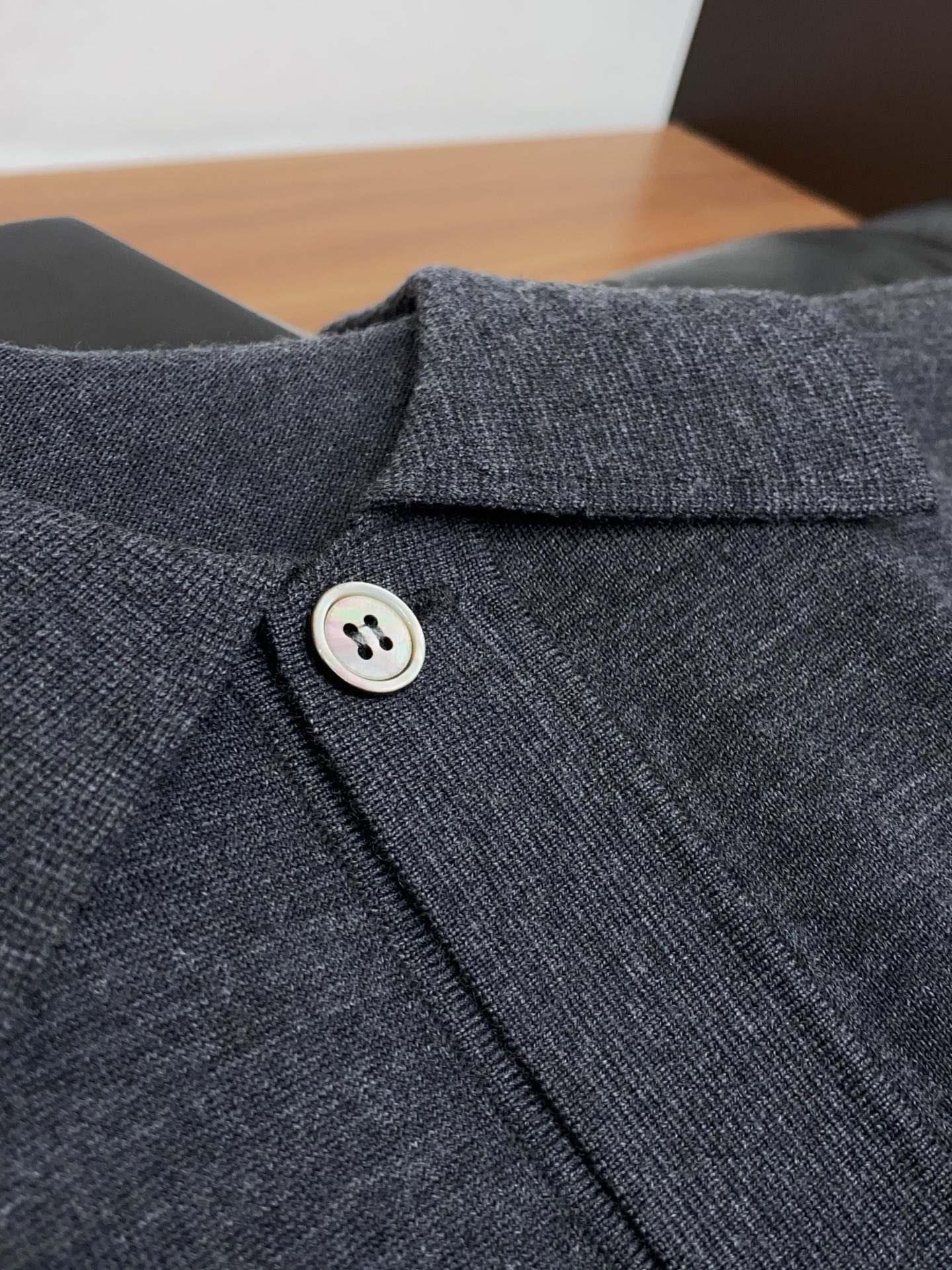 杰尼亚 25秋冬高品质 百分百绵羊毛翻领毛衣精品棉羊毛专柜同步系列毛衣 男款高端定制臻品系列 隶属品牌高