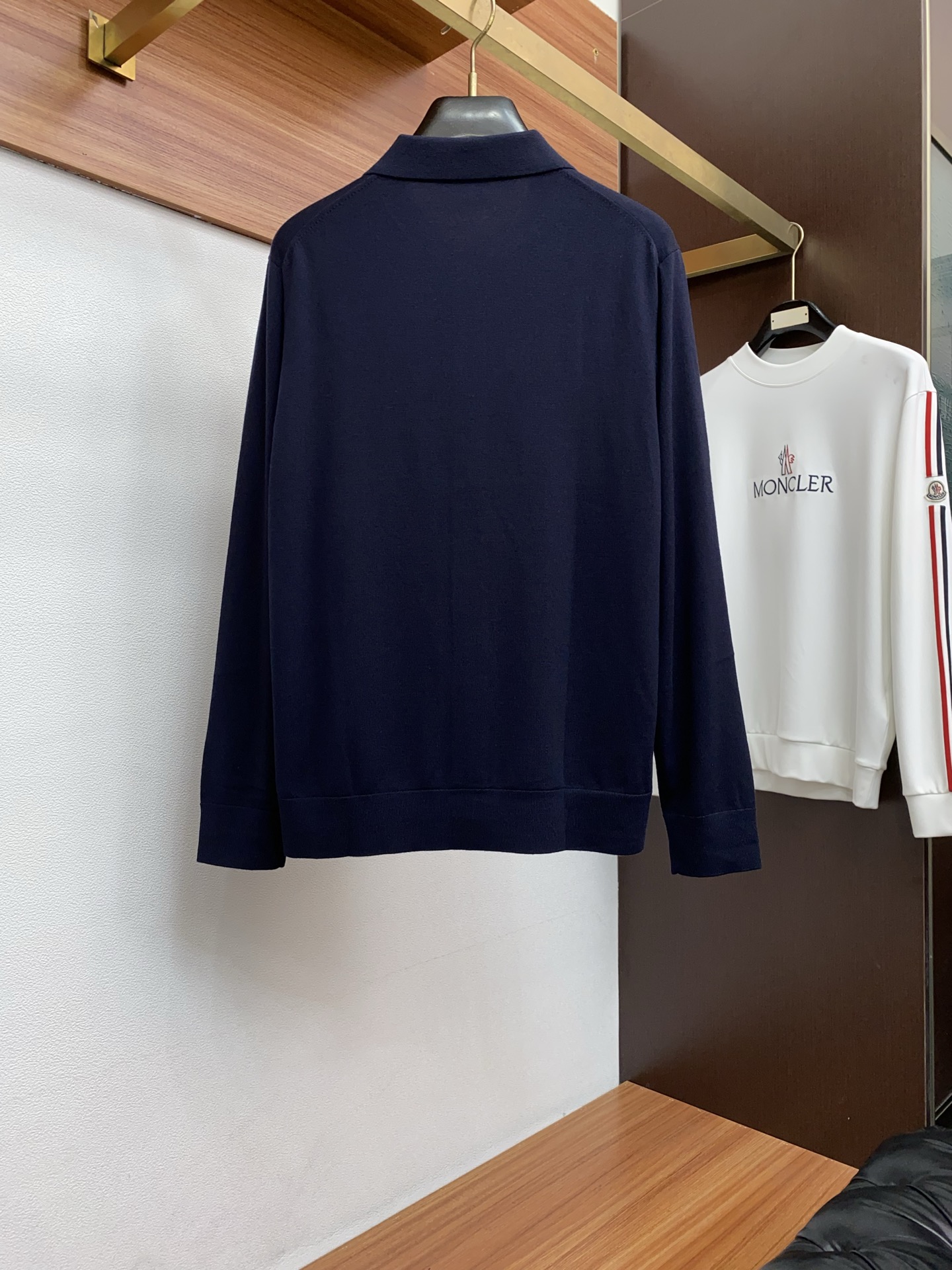 杰尼亚 25秋冬高品质 百分百绵羊毛翻领毛衣精品棉羊毛专柜同步系列毛衣 男款高端定制臻品系列 隶属品牌高