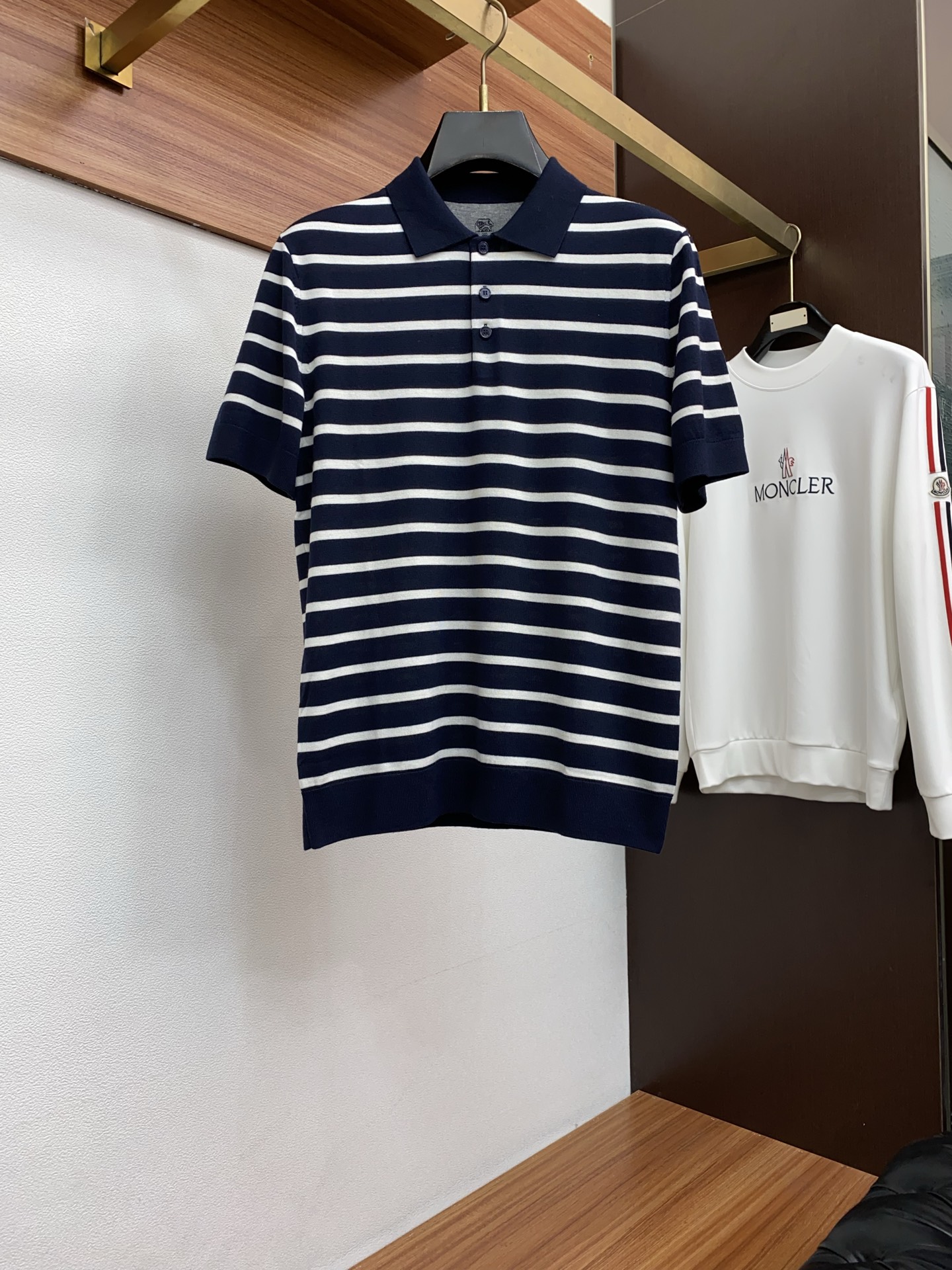 BC 25秋冬高品质 百分百绵羊毛翻领短袖毛衣精品棉羊毛专柜同步系列毛衣 男款高端定制臻品系列 隶属品牌