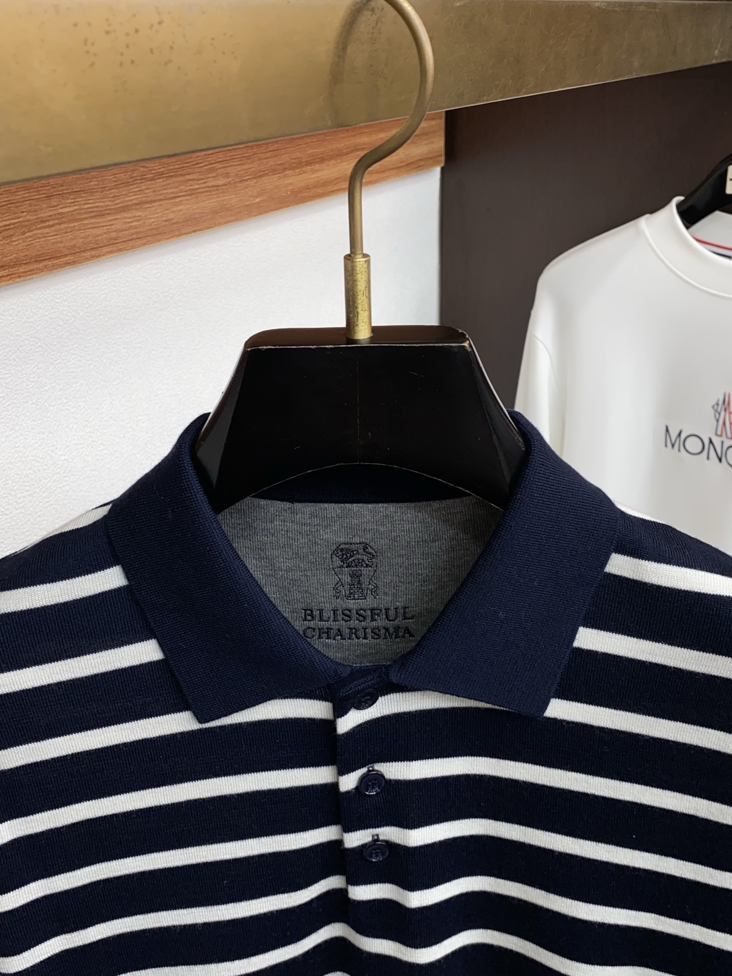 BC 25秋冬高品质 百分百绵羊毛翻领短袖毛衣精品棉羊毛专柜同步系列毛衣 男款高端定制臻品系列 隶属品牌