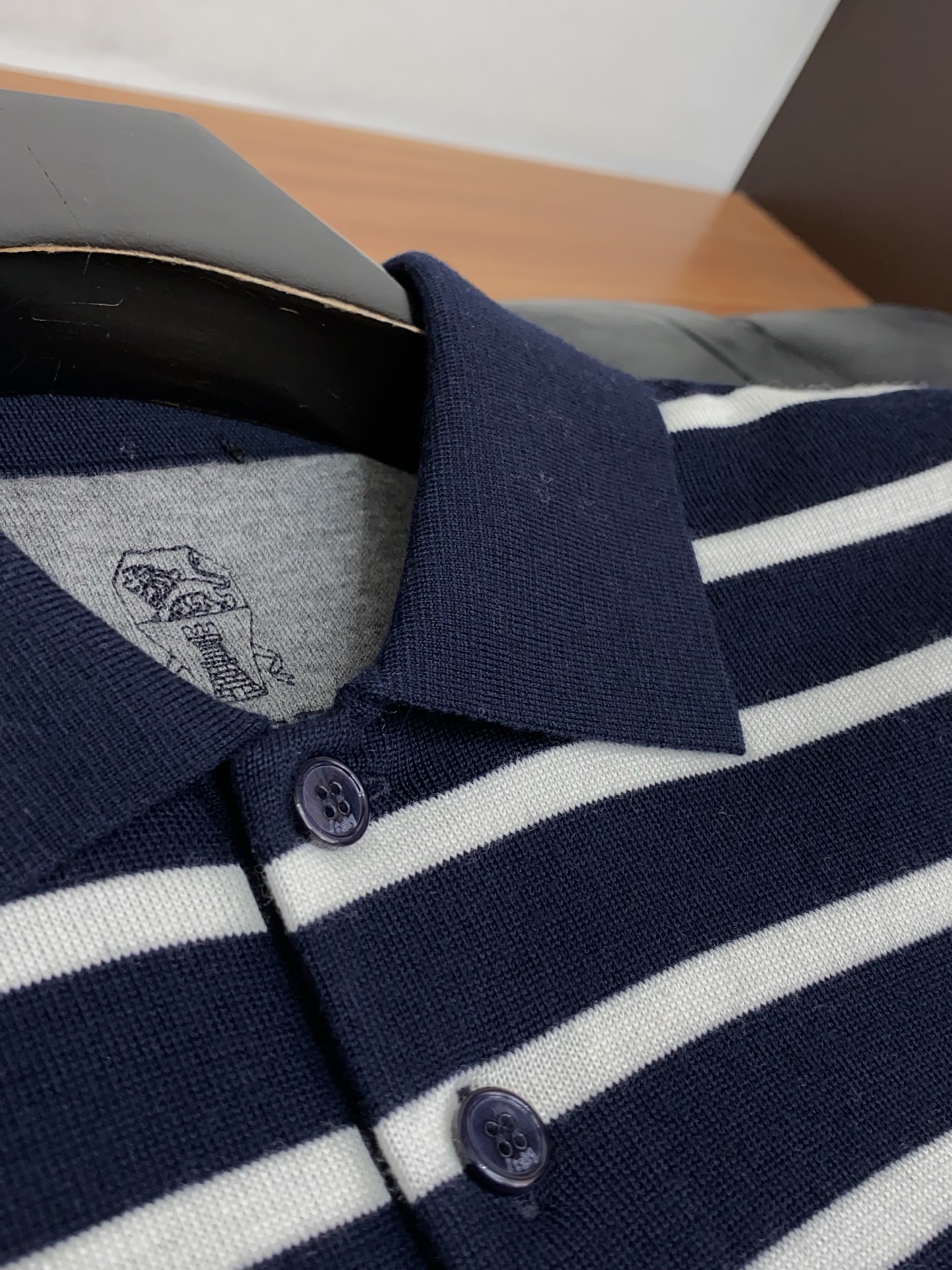 BC 25秋冬高品质 百分百绵羊毛翻领短袖毛衣精品棉羊毛专柜同步系列毛衣 男款高端定制臻品系列 隶属品牌