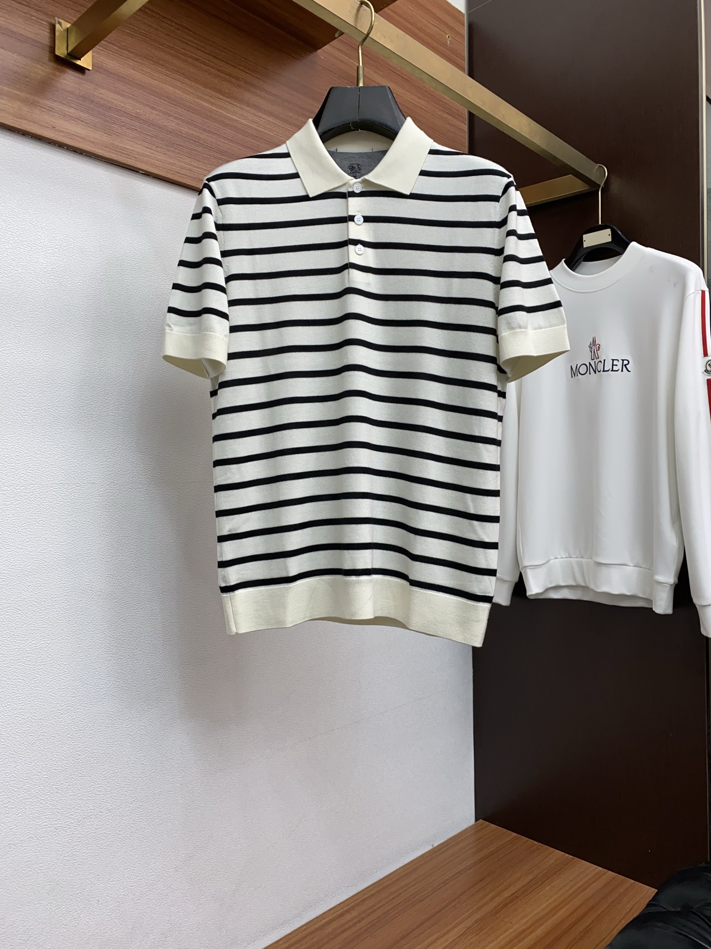 BC 25秋冬高品质 百分百绵羊毛翻领短袖毛衣精品棉羊毛专柜同步系列毛衣 男款高端定制臻品系列 隶属品牌