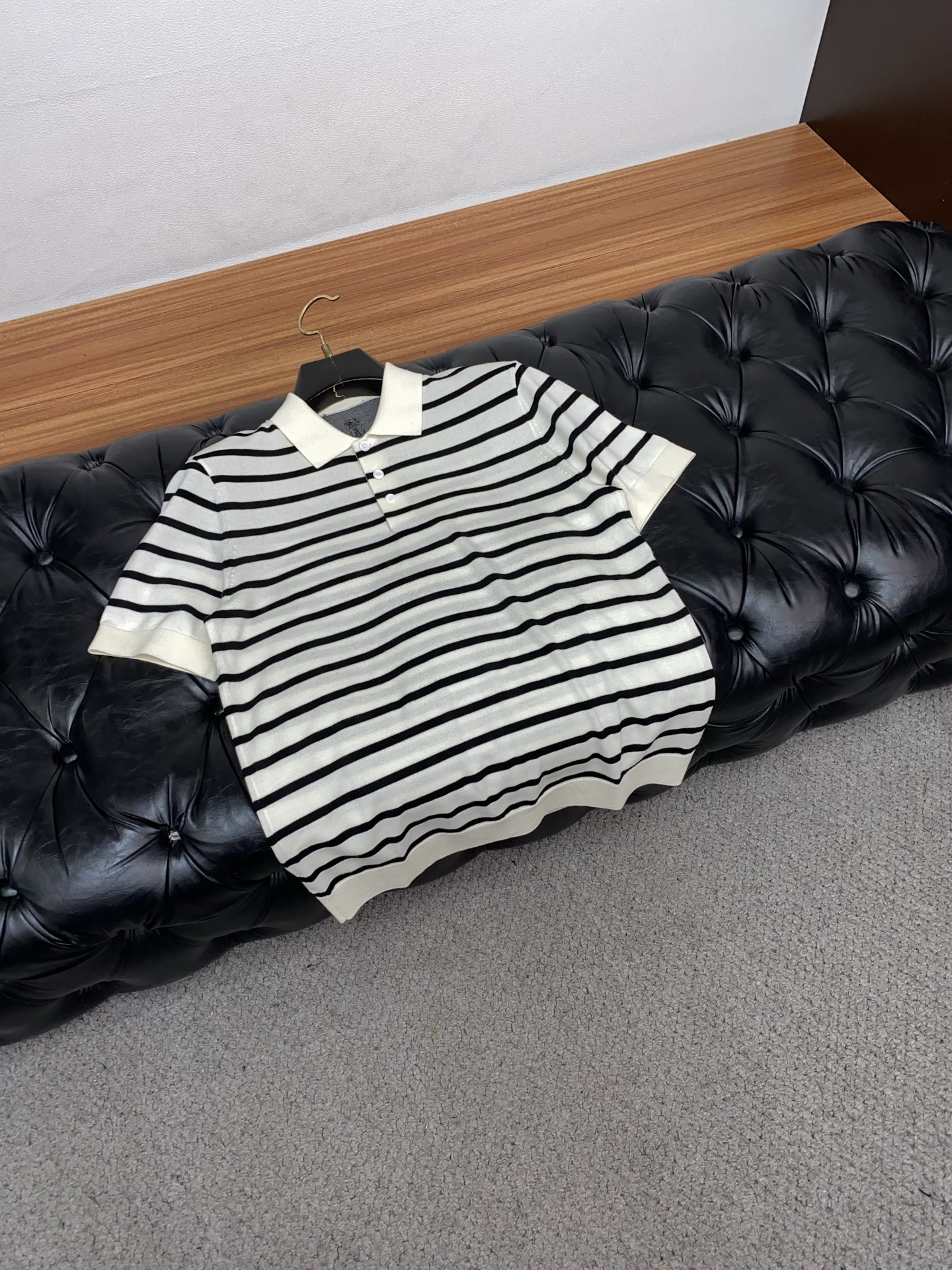 BC 25秋冬高品质 百分百绵羊毛翻领短袖毛衣精品棉羊毛专柜同步系列毛衣 男款高端定制臻品系列 隶属品牌